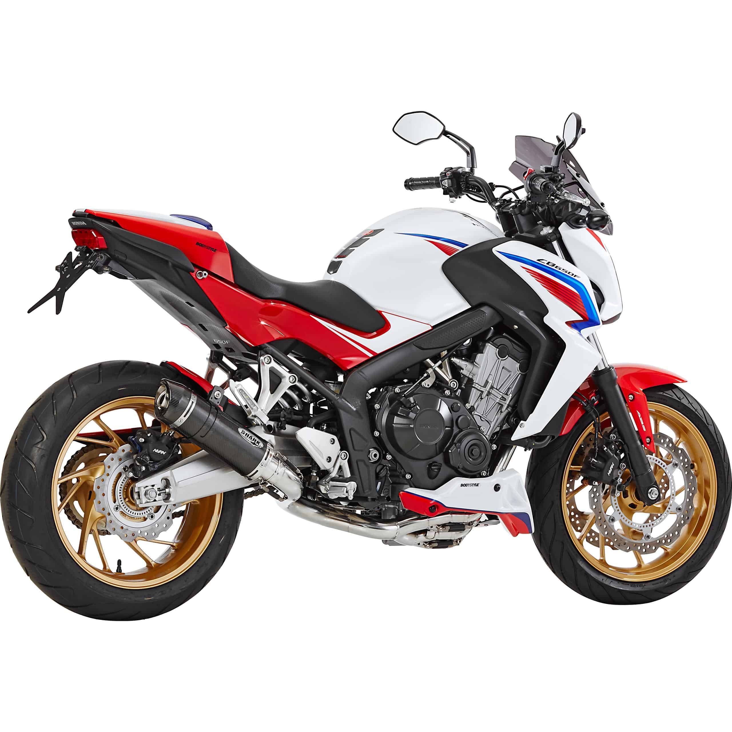 Shark exhaust Street GP Auspuff 4in1 Carbon für CB/CBR 650 F 2014-2016 - Motorradteile & Ersatzteile - Auspuff