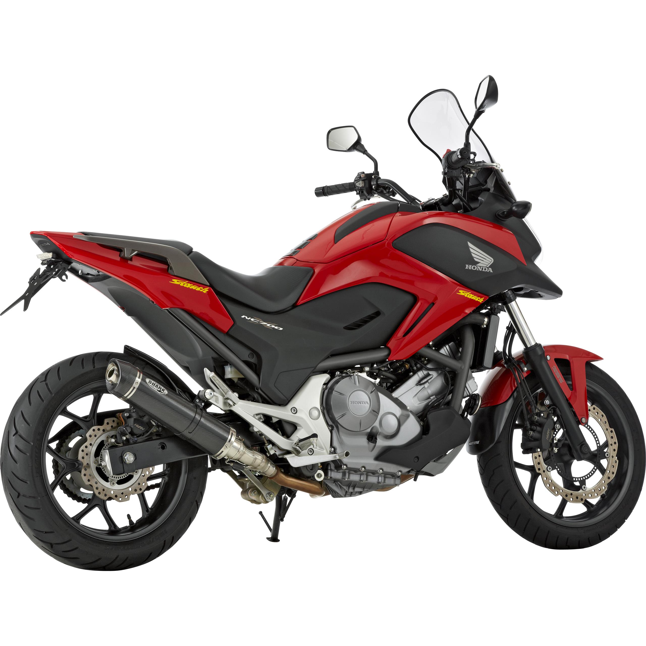 Shark exhaust Street GP Auspuff Carbon für Honda NC 700 S/X/Integra - Motorradteile & Ersatzteile - Auspuff