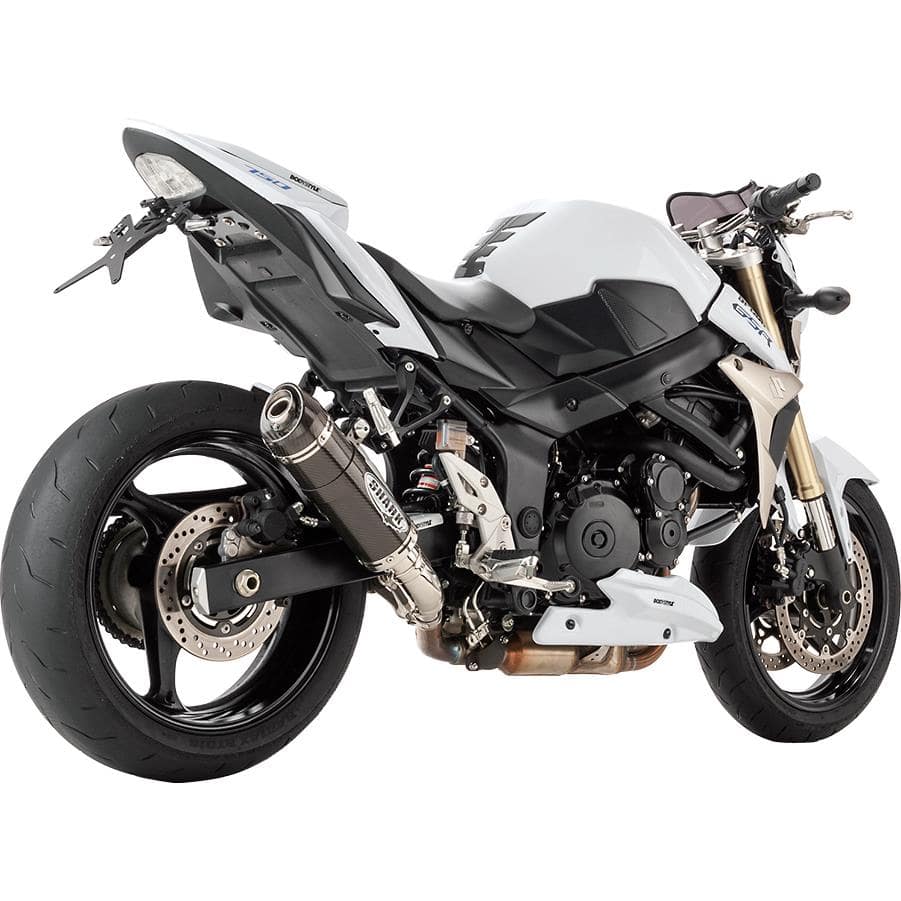 Shark exhaust Street GP Auspuff short Carbon für Suzuki GSR 750 - Motorradteile & Ersatzteile - Auspuff
