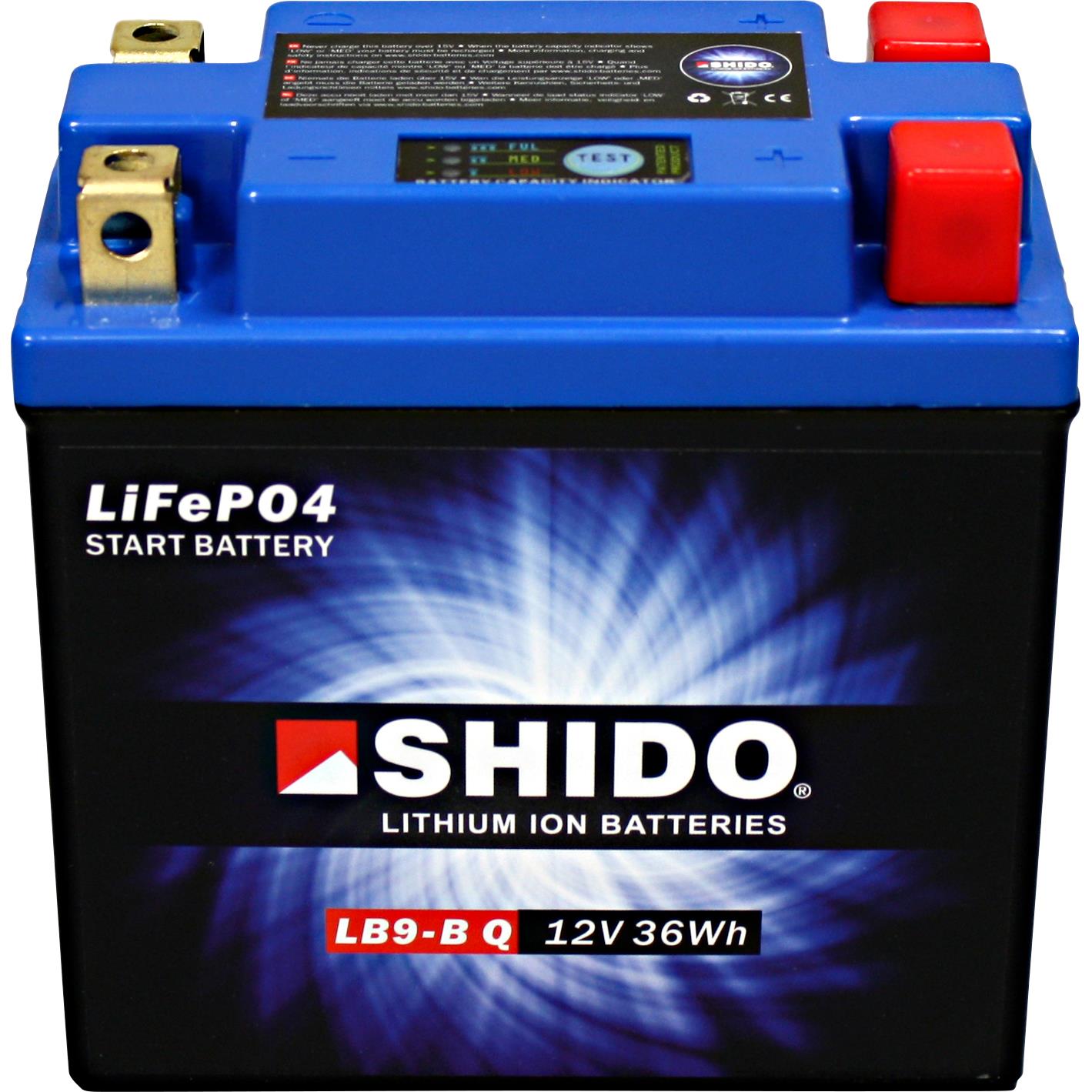Shido Batterie Lithium LB9-B Q