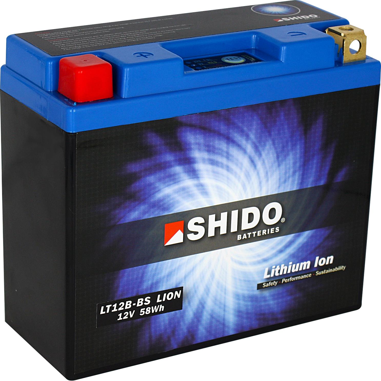 Shido Batterie Lithium LT12B-BS