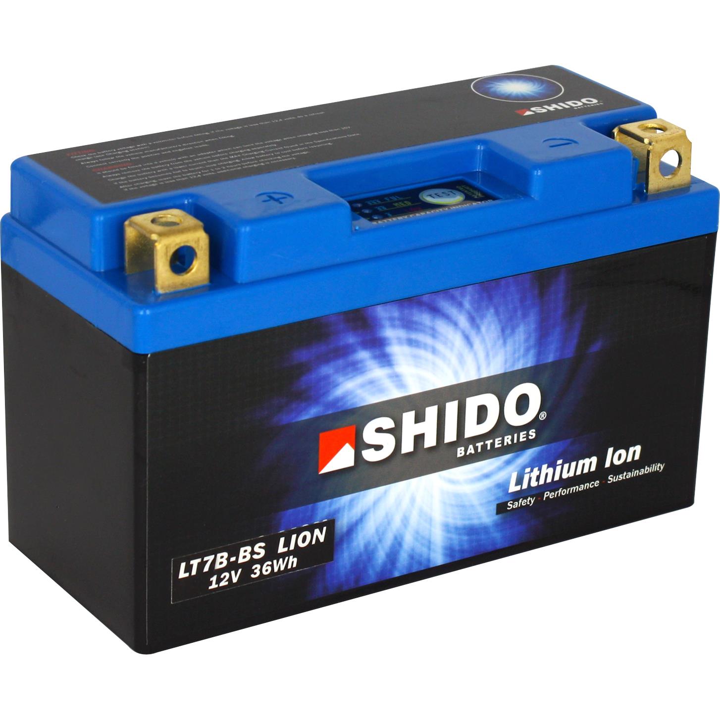 Shido Batterie Lithium LT7B-BS
