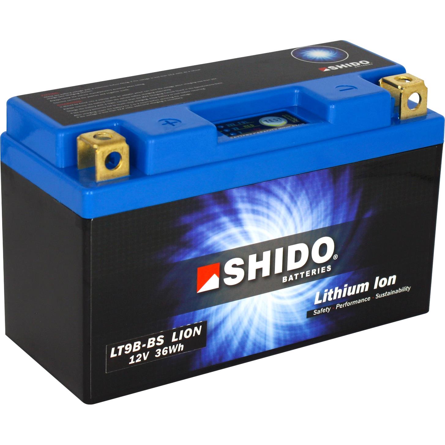 Shido Batterie Lithium LT9B-BS