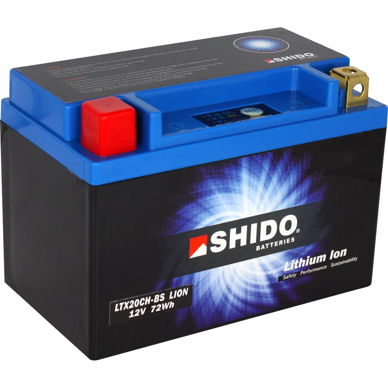Shido Batterie Lithium LTX20CH-BS
