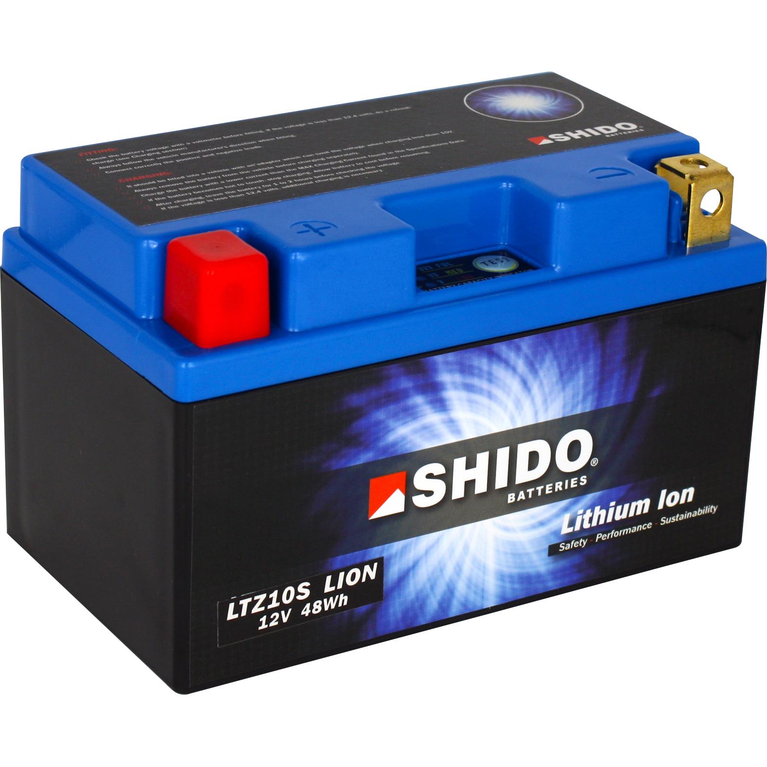 Shido Batterie Lithium LTZ10S