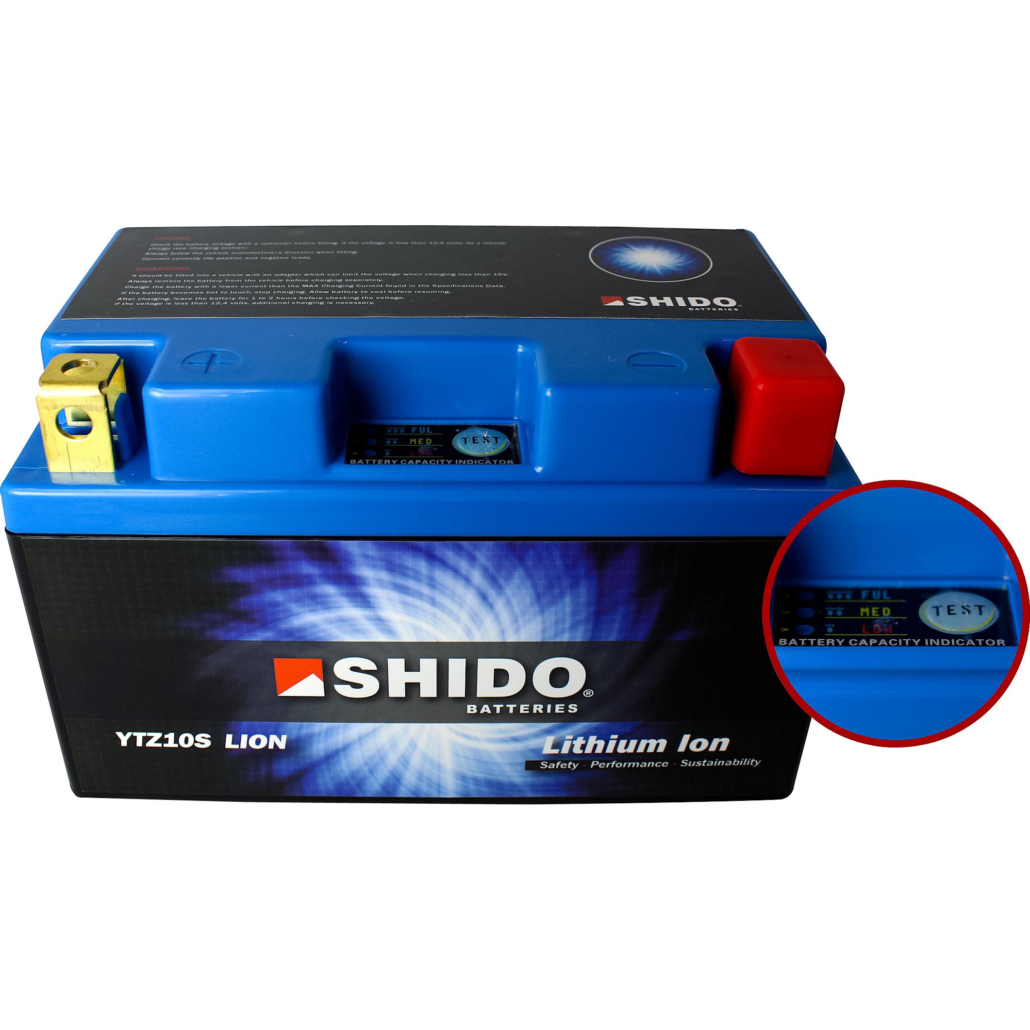 Shido Batterie Lithium LTZ12S