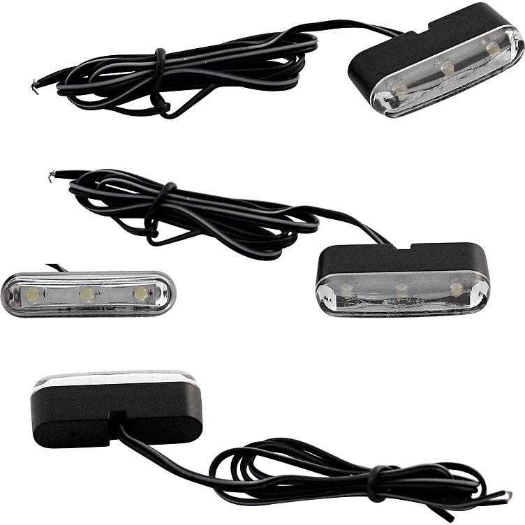 Shin Yo Tri-LED Standlicht mit Winkel-Halter - Motorradteile & Ersatzteile - Beleuchtung