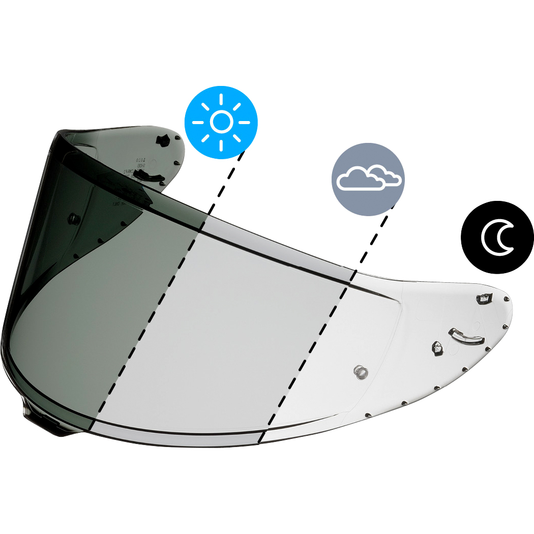 Shoei Visier CWR-F2PN NXR2 Photochromic - Helme & Brillen - Helmvisiere