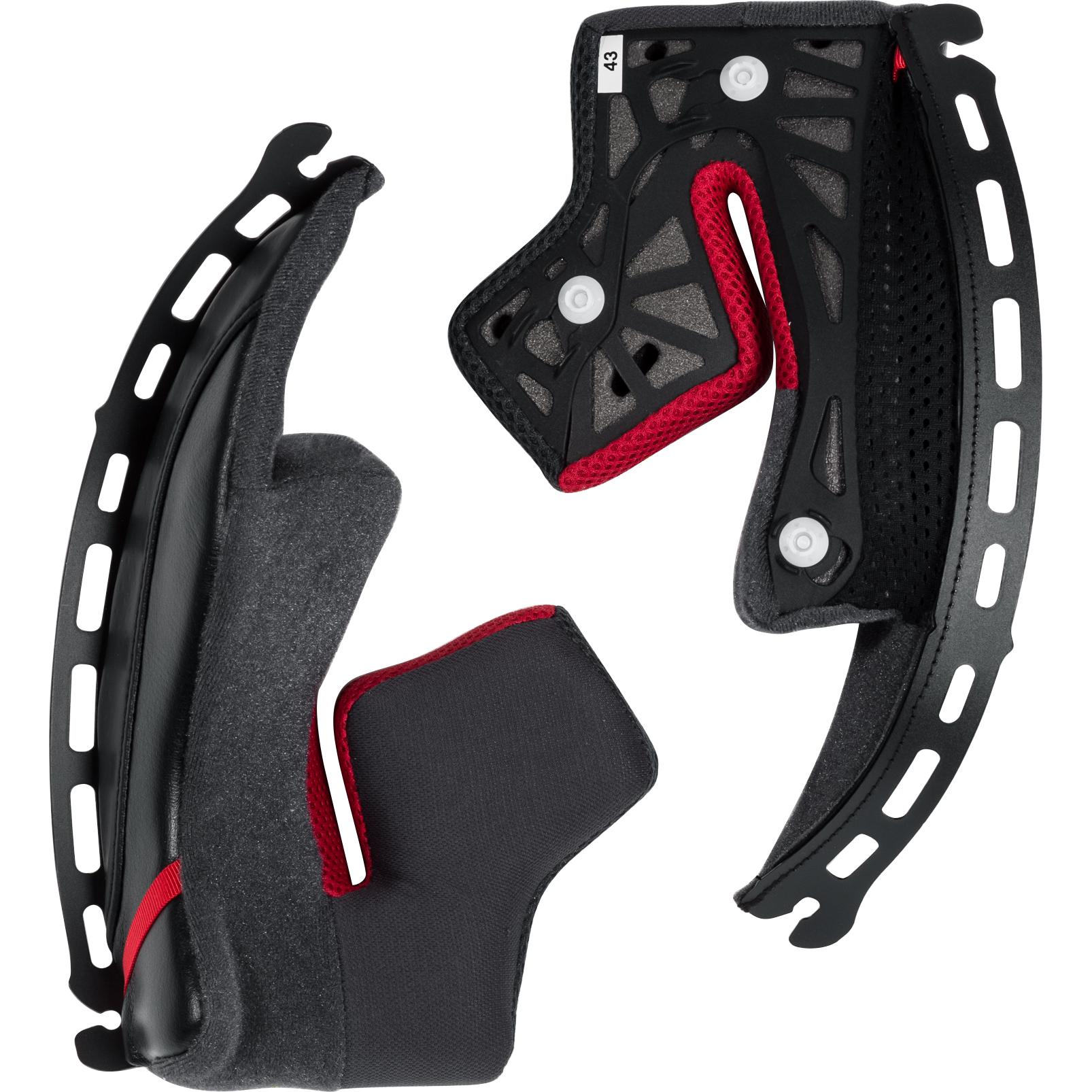 Shoei Wangenpolster X-Spirit III 43 mm - Helme & Brillen - Motorradhelme Zubehör