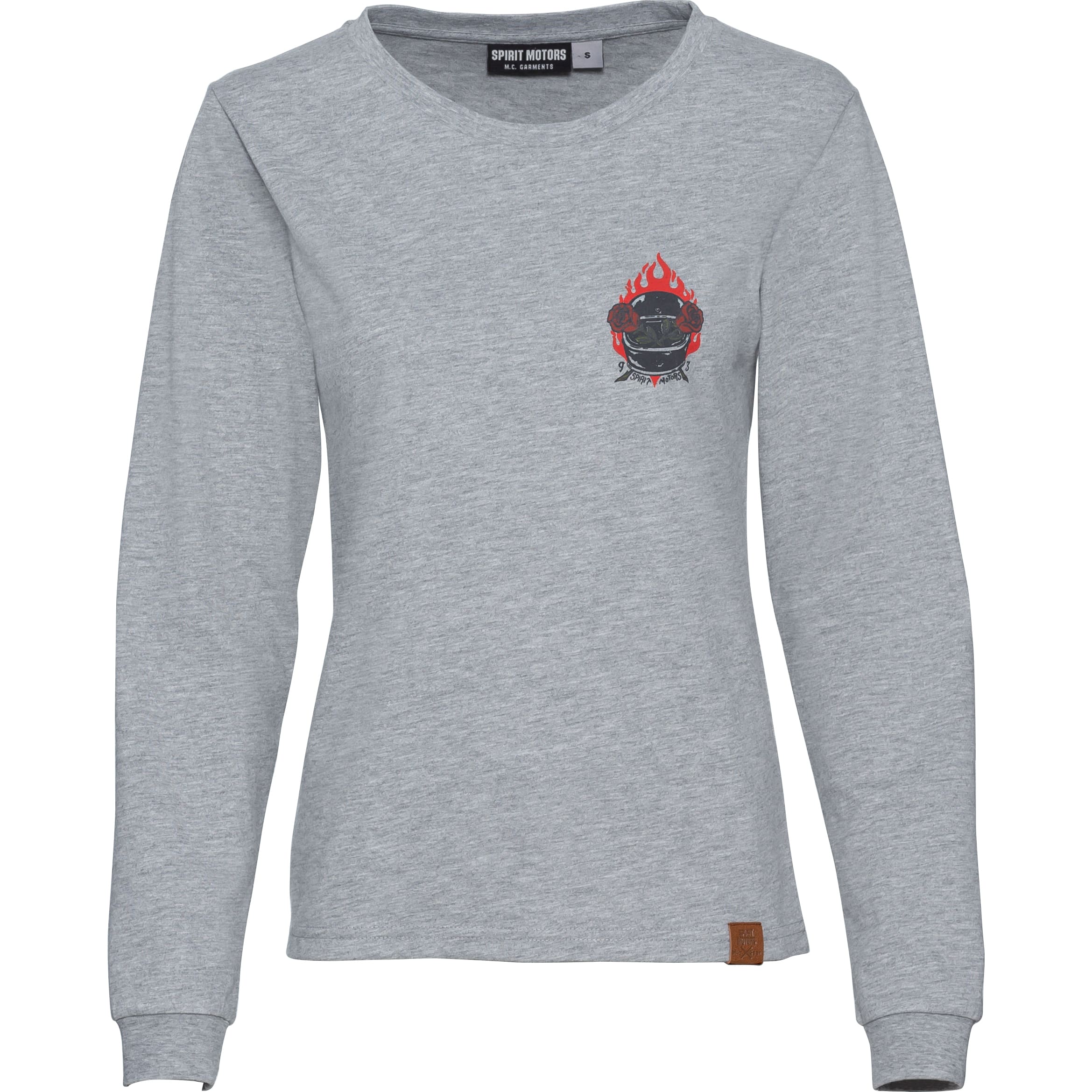 Spirit Motors Awesome Alexis Damen Longsleeve grau S - Motorradbekleidung - Café Racer Motorradbekleidung