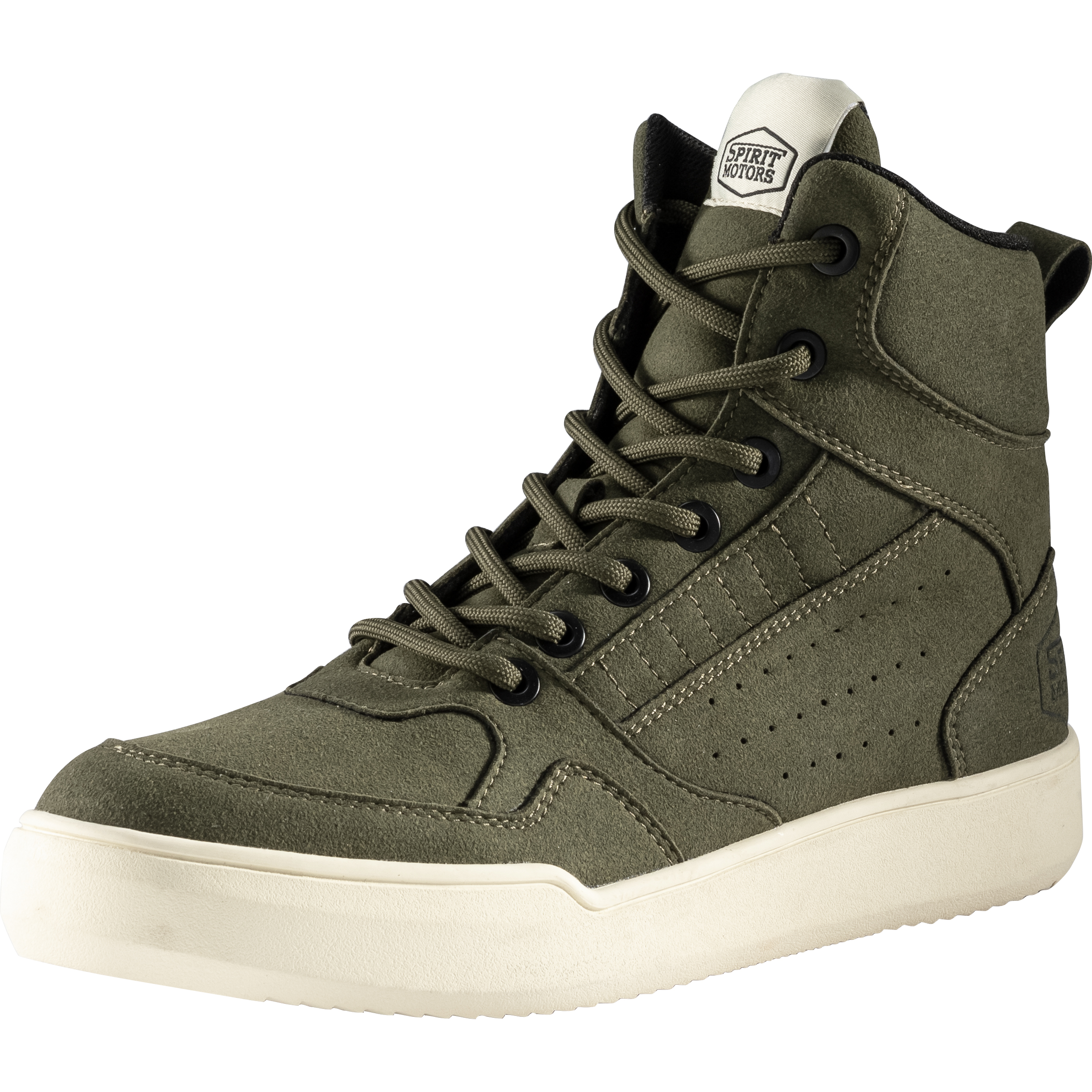 Spirit Motors Billy Winker Motorradschnürstiefel kurz olive 42 - Motorradbekleidung - Chopper Motorradbekleidung