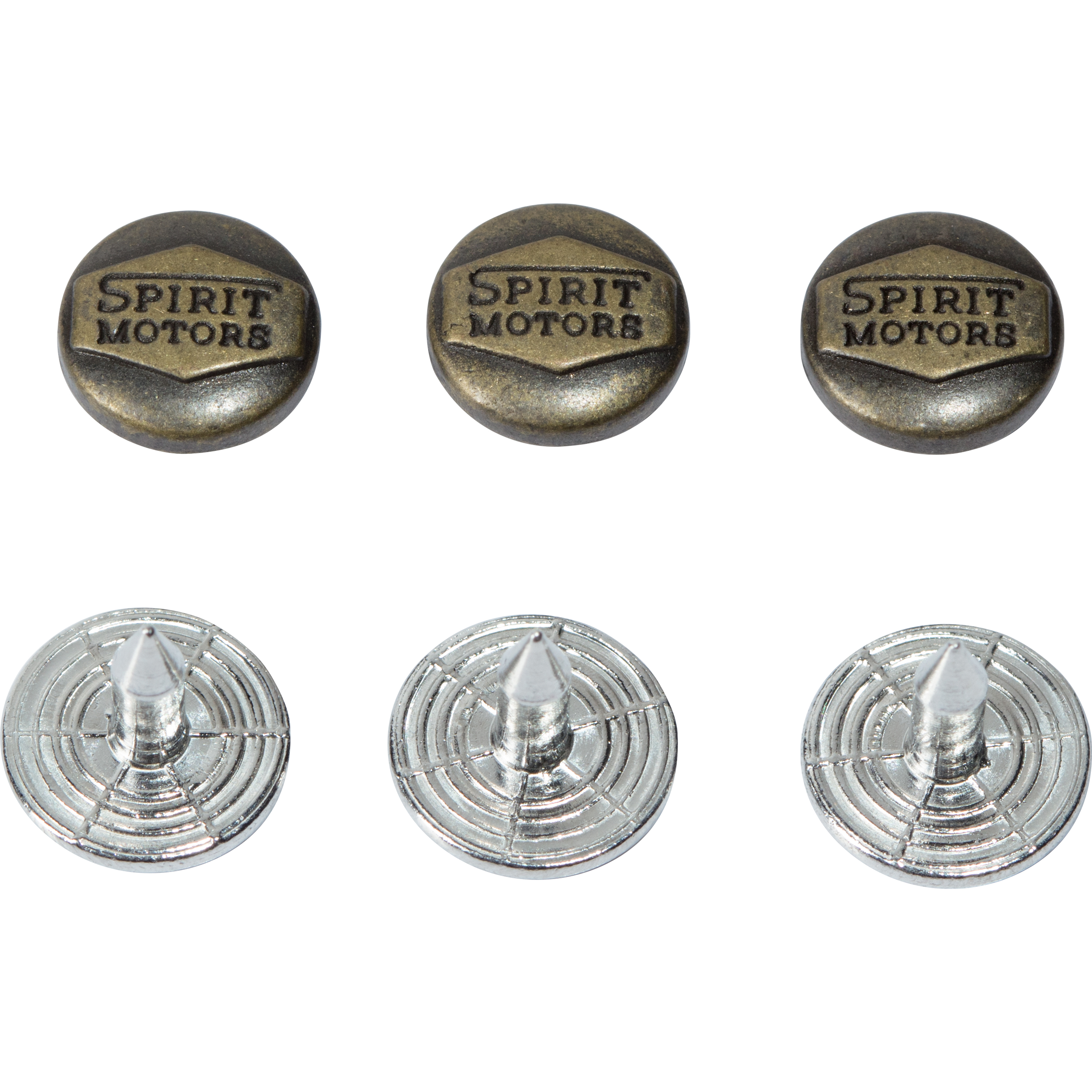 Spirit Motors Druckknopf (Niete) messing 8 mm - Motorradbekleidung - Zubehör & Accessoires
