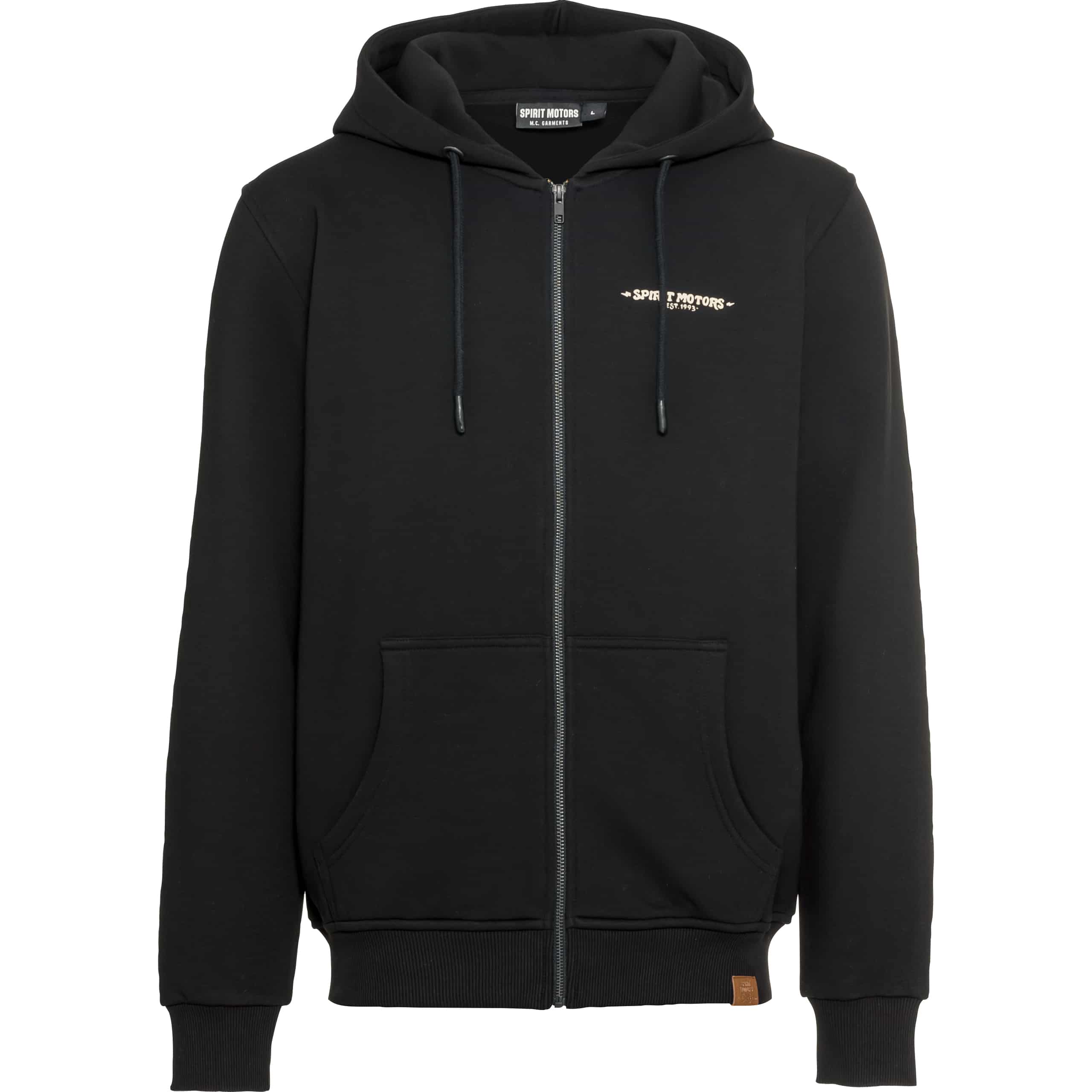 Spirit Motors Faithful Miles Hoodie schwarz XXL - Motorradbekleidung - Freizeitbekleidung