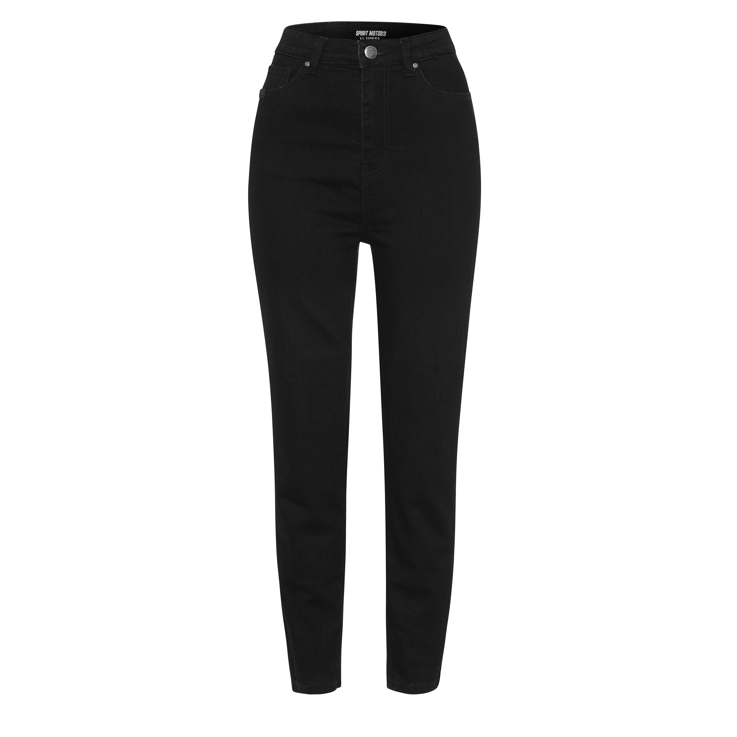 Spirit Motors Lazy High Linda Damen Motojeggings schwarz XL - Motorradbekleidung - Motorradhosen