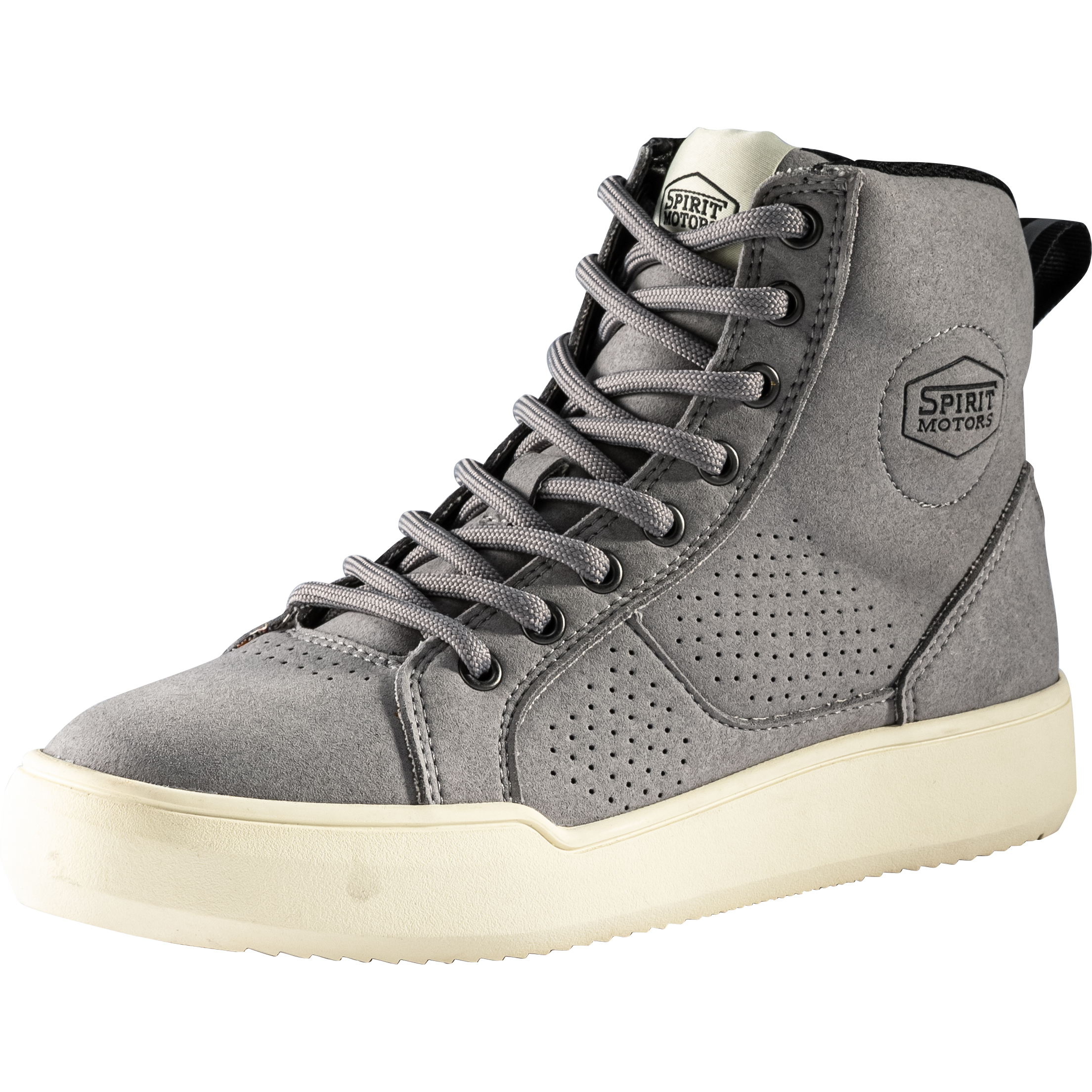 Spirit Motors Mary Taillight Damen Motorradschnürstiefel kurz grau 38 - Motorradbekleidung - Chopper Motorradbekleidung