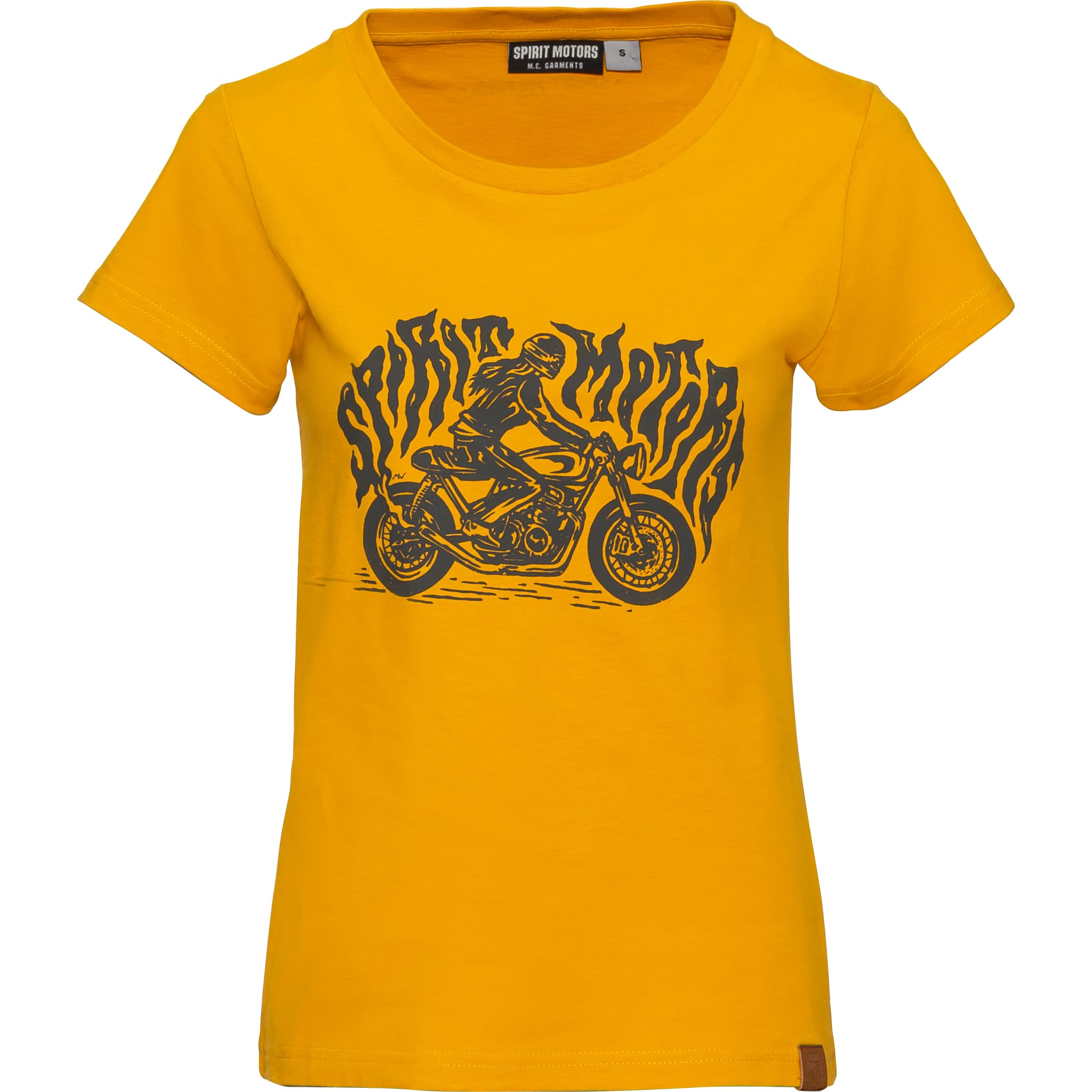 Spirit Motors Racing Ruby Damen T-Shirt gelb XS - Motorradbekleidung - Freizeitbekleidung