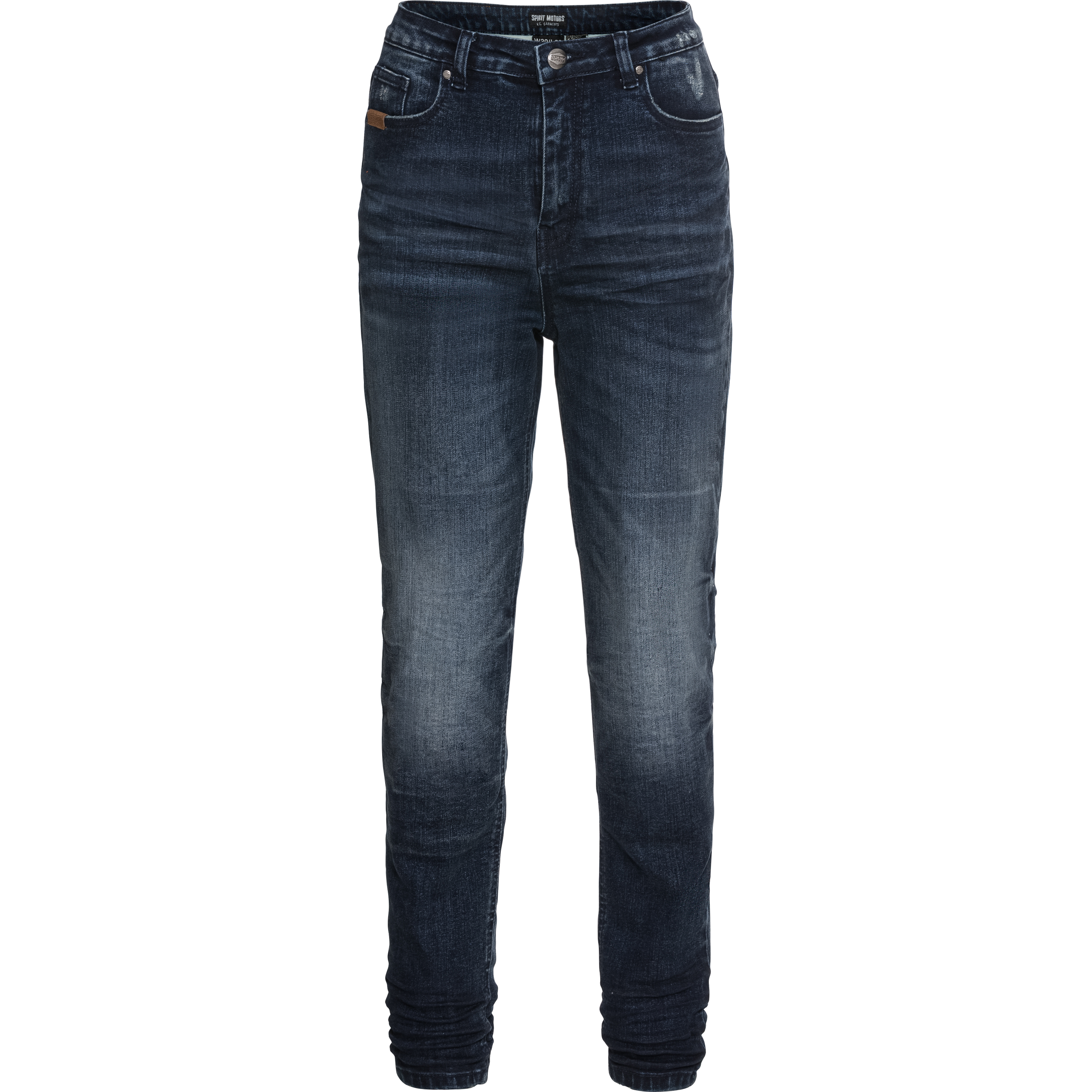 Spirit Motors Skinny High Heather Damen Jeans blau 28/32 - Motorradbekleidung - Motorradhosen