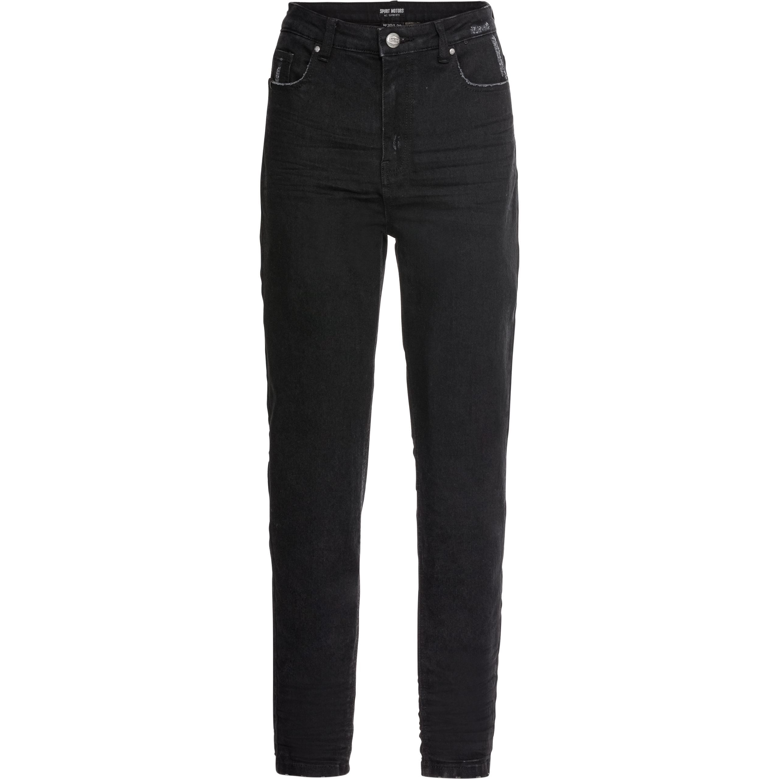 Spirit Motors Skinny High Heather Damen Jeans schwarz 34/30 - Motorradbekleidung - Motorradhosen