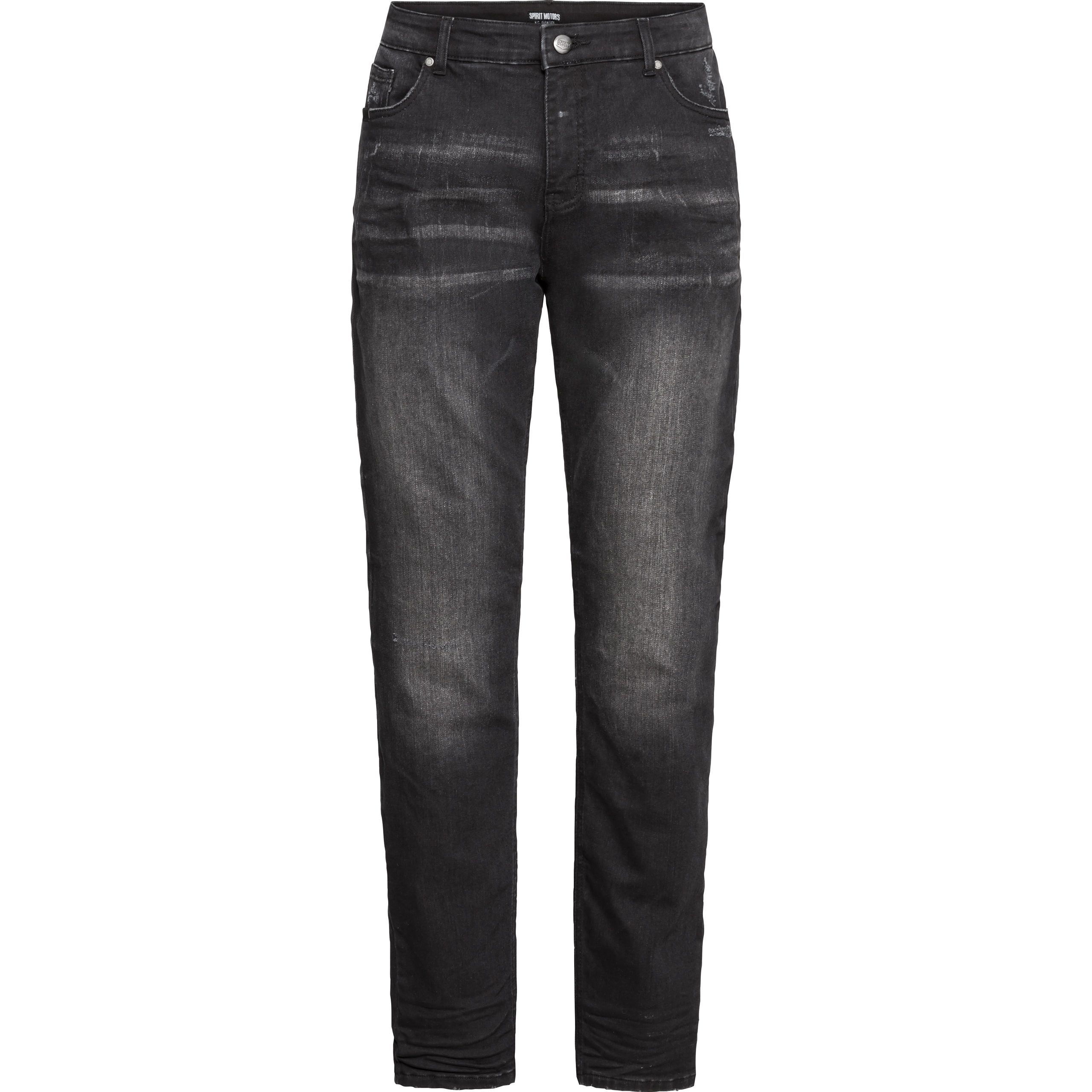 Spirit Motors Slim Mid Jayce Jeans schwarz 34/32 - Motorradbekleidung - Motorradhosen