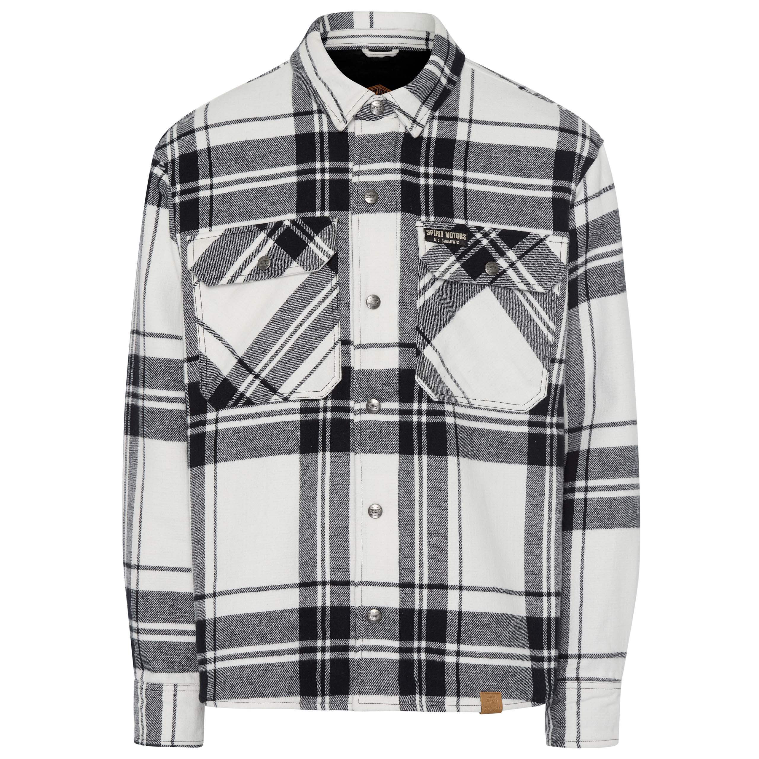 Spirit Motors Sneaky Walther Motoshirt schwarz/weiß M - Motorradbekleidung - Motorradjacken