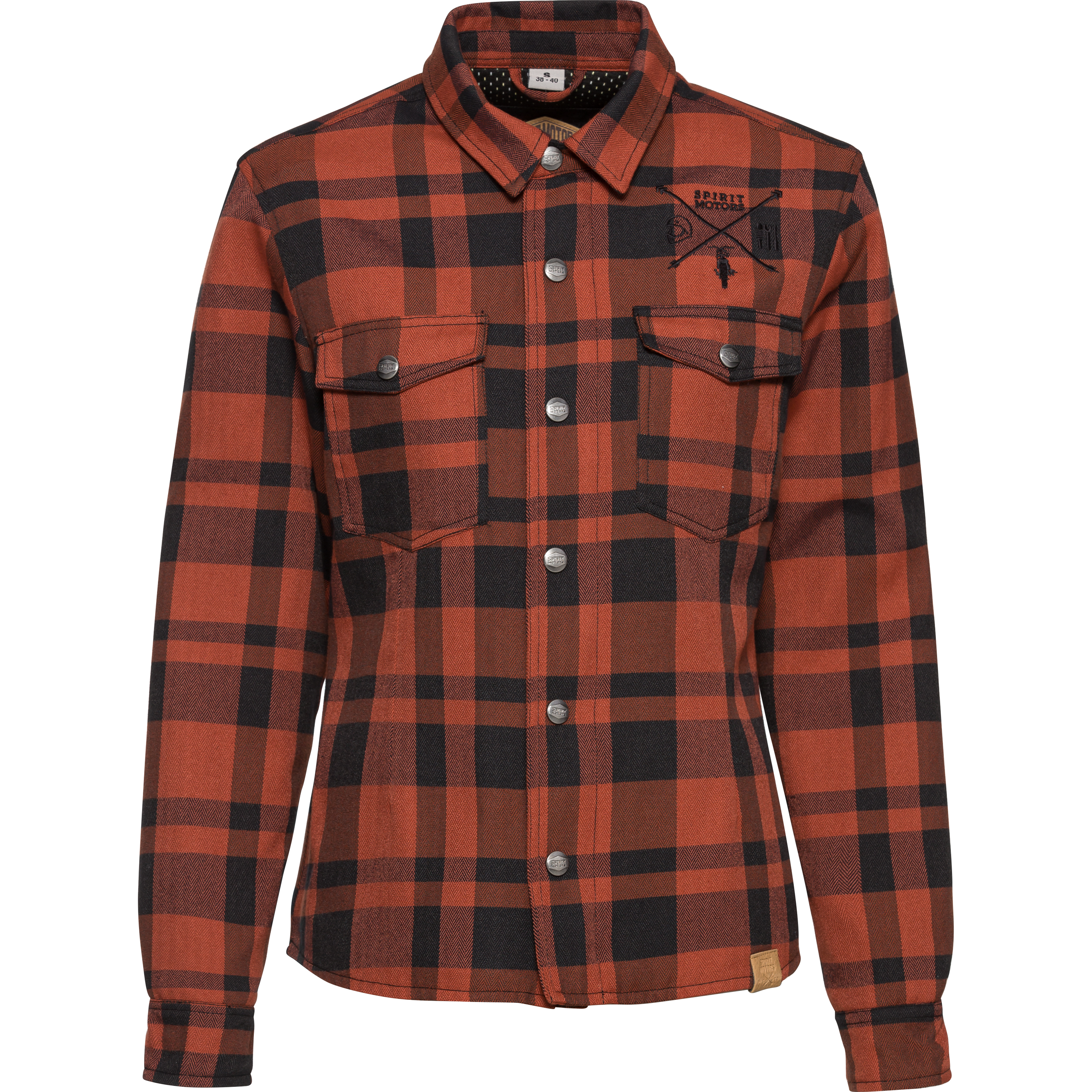 Spirit Motors Speedy Joyce Damen Hemd rot/schwarz XL - Motorradbekleidung - Chopper Motorradbekleidung