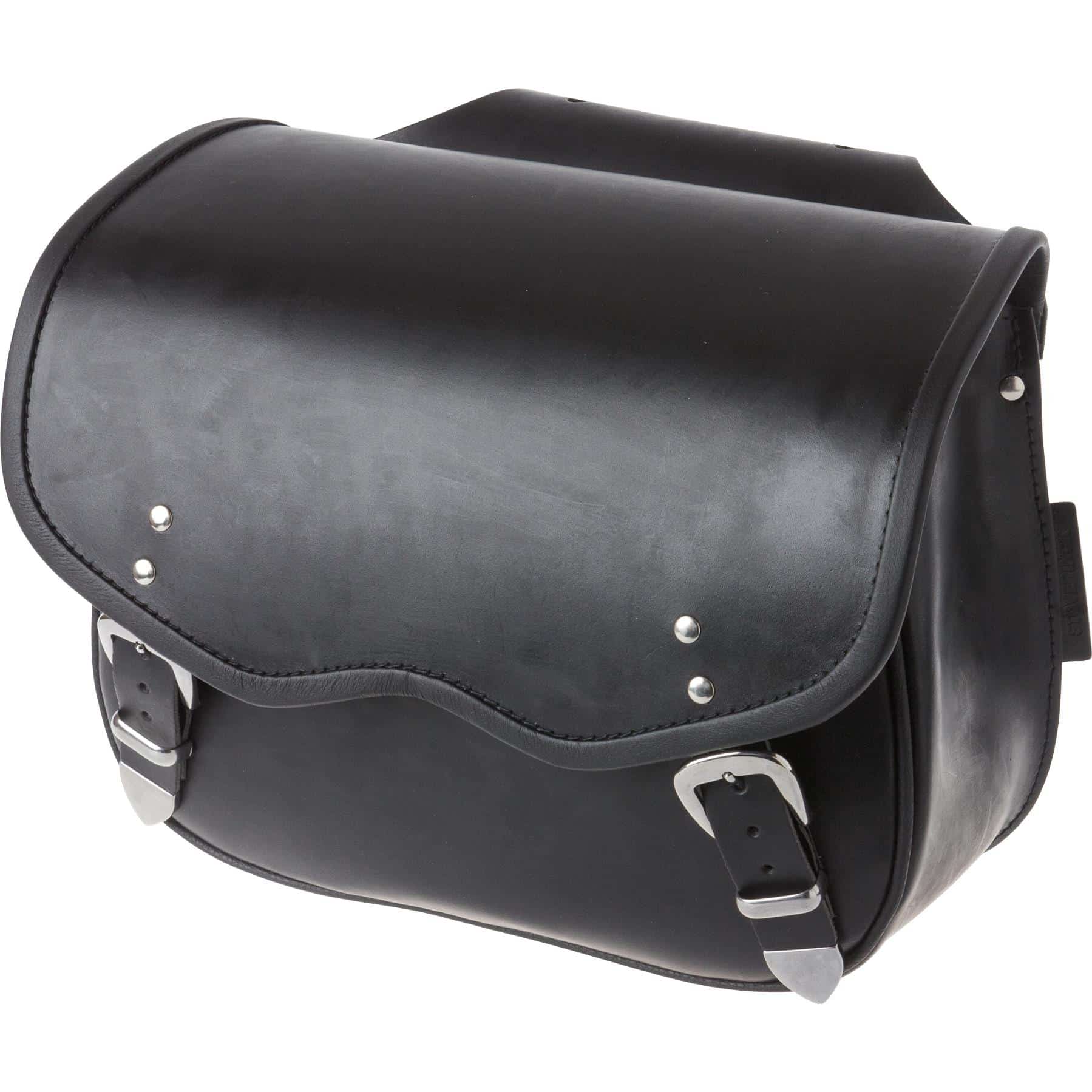 Stoverinck Ledersatteltaschenpaar Festus 24 Liter Stauraum schwarz - Motorradzubehör - Motorradgepäck