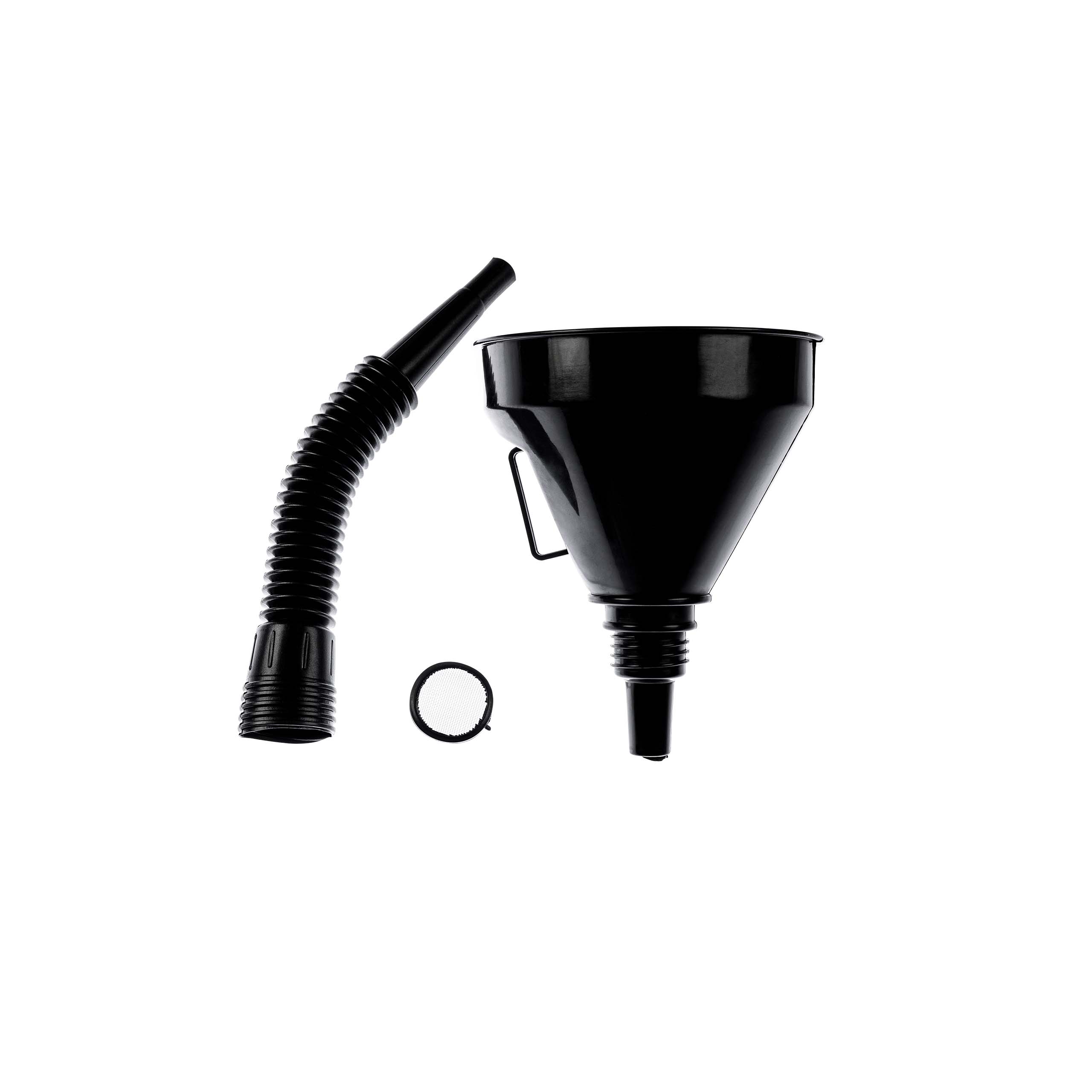 WGB Basic Einfülltrichter Ø140mm mit Flexschlauch schwarz - Motorradzubehör - Werkzeuge