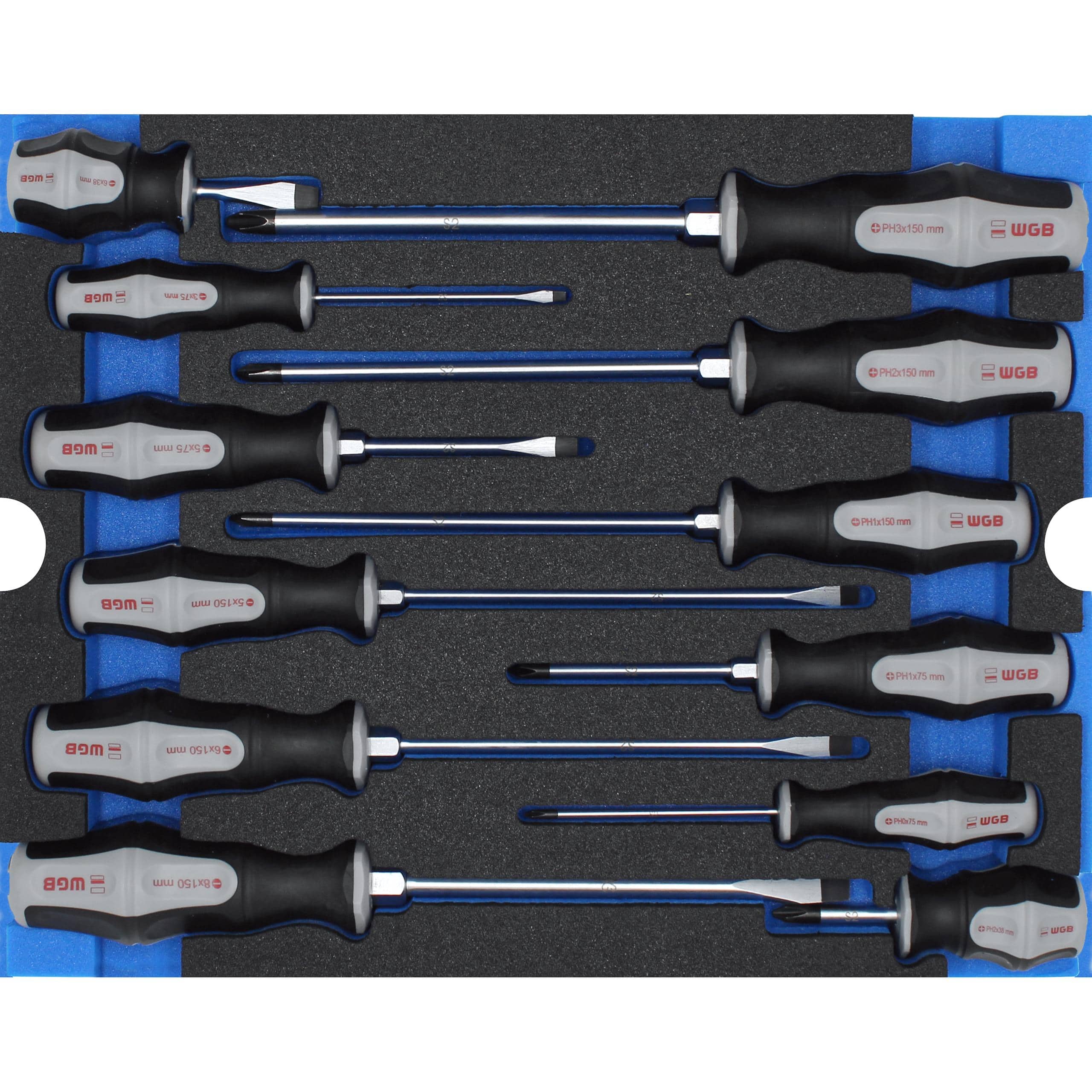 WGB MES blau Schraubendrehersatz 12-teilig - Motorradzubehör - Werkzeuge