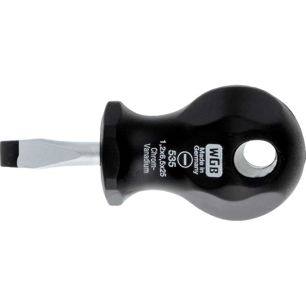 WGB Schlitz Schraubendreher kurz 6 mm - Motorradzubehör - Werkzeuge
