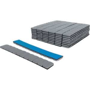 Weber Klebegewichte Box je 50 Riegel 12 x 5 g silber - Motorradzubehör - Werkstattzubehör