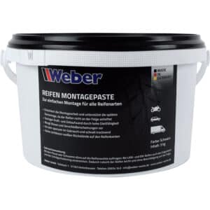 Weber Reifen Montagepaste schwarz 3 kg - Motorradzubehör - Werkstattzubehör