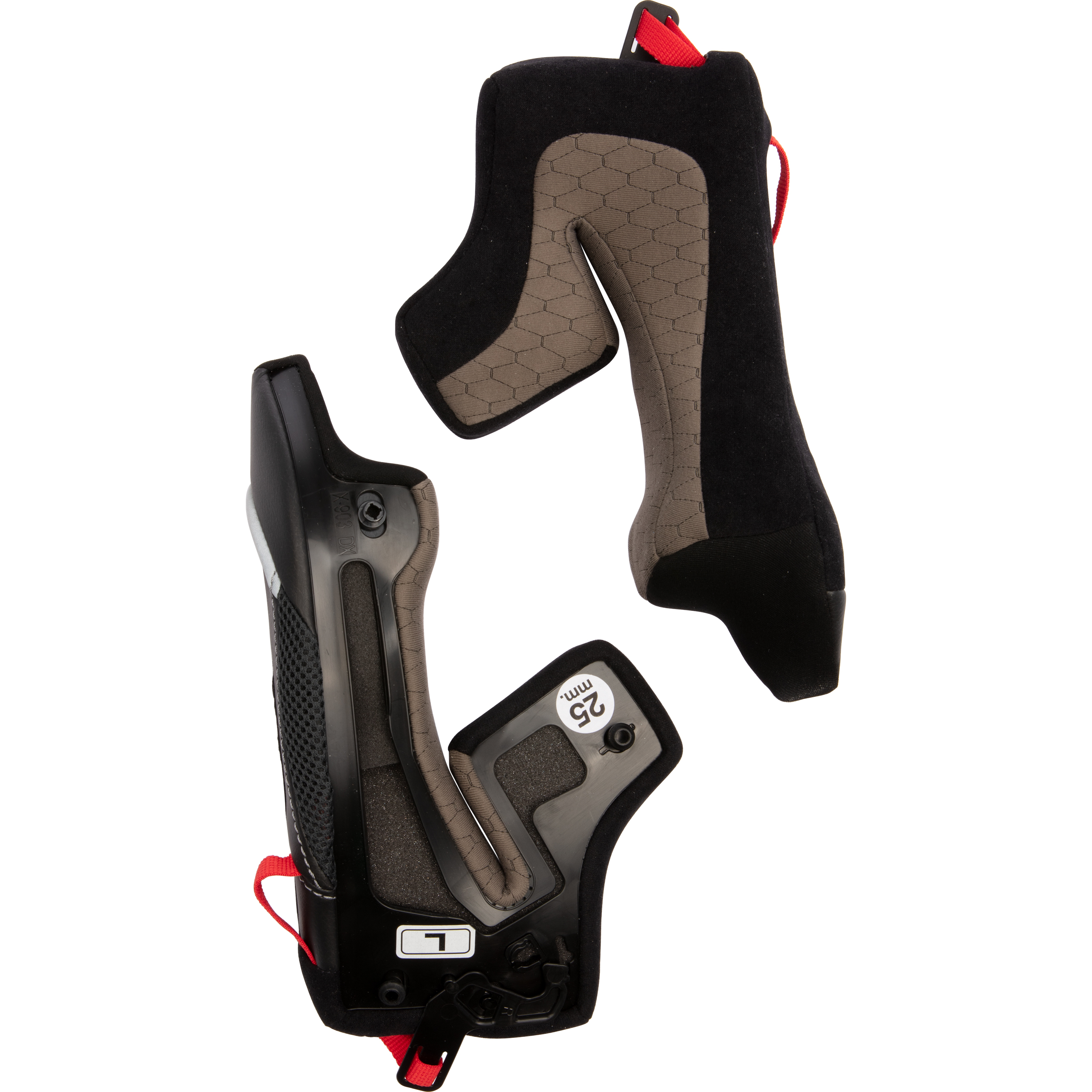 X-Lite Wangenpolster X-903/X903 Ultra Carbon XL-XXL-3XL (25 mm) - Helme & Brillen - Motorradhelme Zubehör