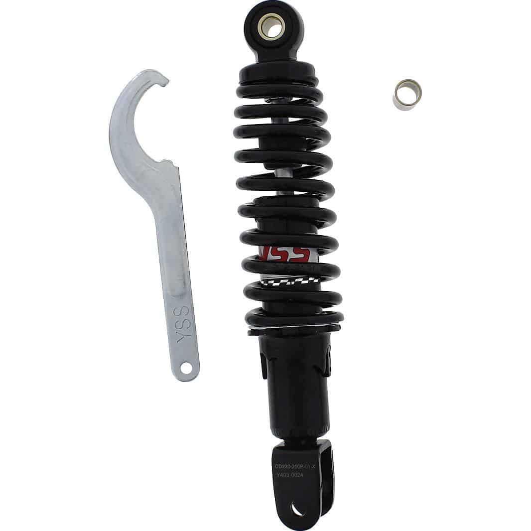 YSS Federbein OD220-250P-01-88 schwarz für Italjet-Yamaha - Motorradteile & Ersatzteile - Federung & Gabel