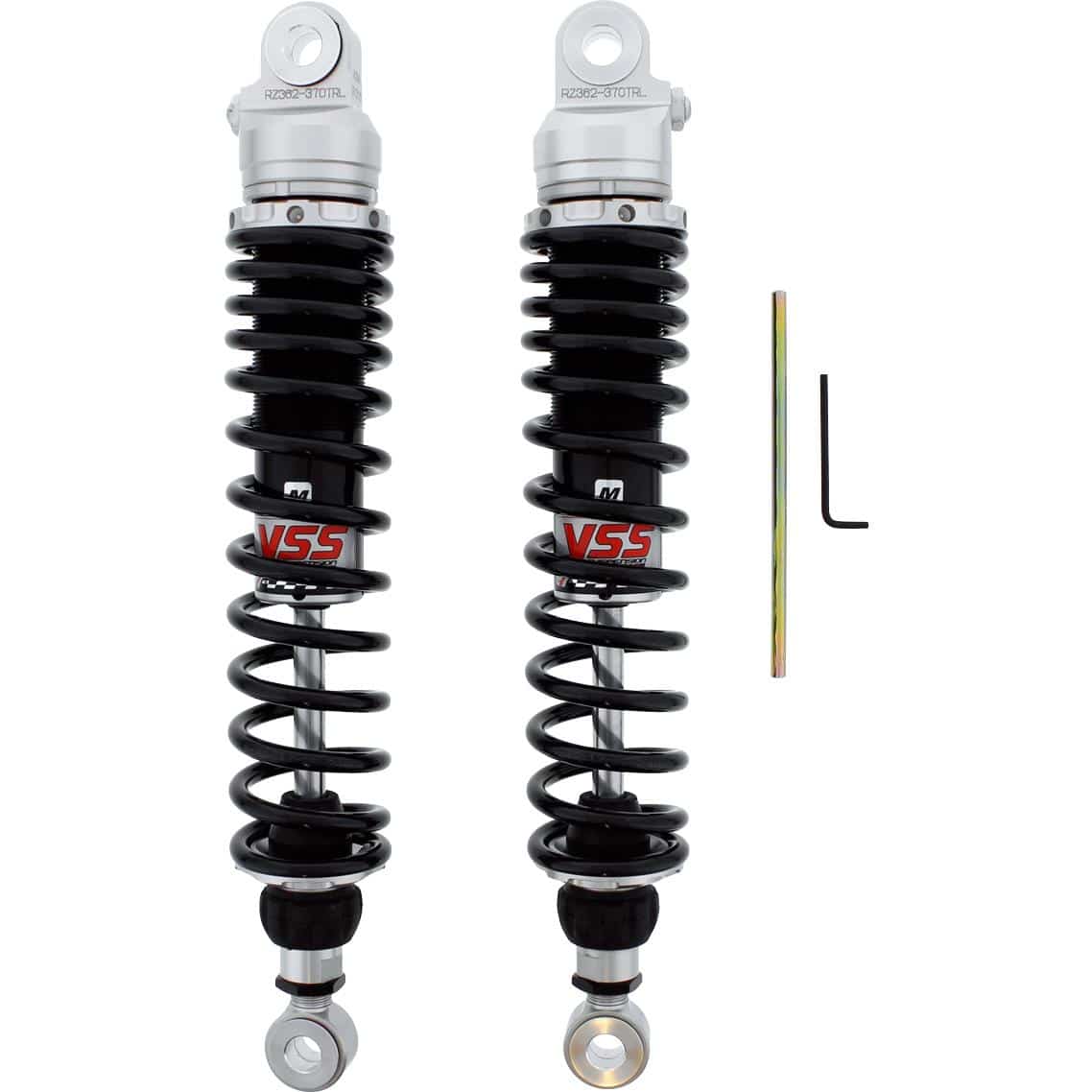 YSS Federbeine TS RZ362-375TRL-03-88 schwarz für Triumph - Motorradteile & Ersatzteile - Federung & Gabel