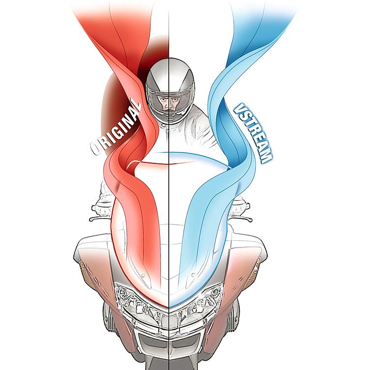 ZTechnik Scheibe VStream klar für BMW R 1200/1250 RT LC 2014-2020 - Motorradteile & Ersatzteile - Anbauteile