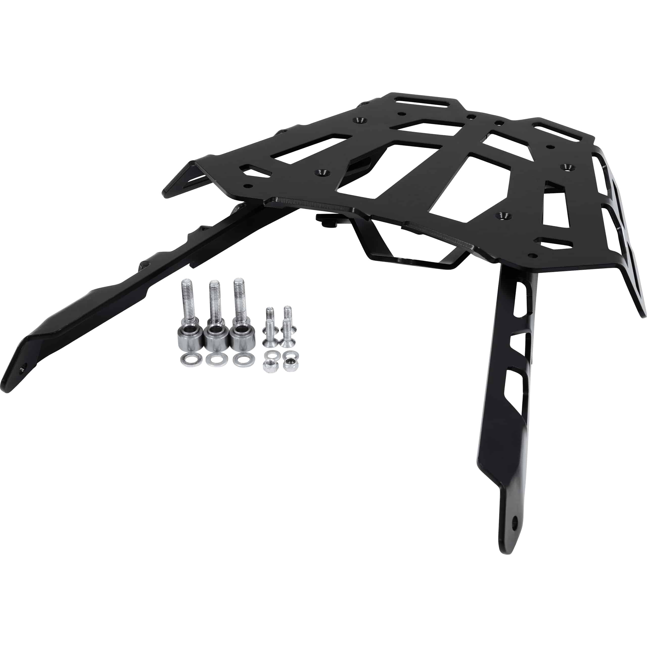 Zieger Gepäckbrücke Alu schwarz für Aprilia Tuareg 660 - Motorradzubehör - Motorradgepäck