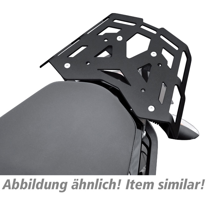 Zieger Gepäckbrücke Alu schwarz für BMW F 650/700/800 GS - Motorradzubehör - Motorradgepäck
