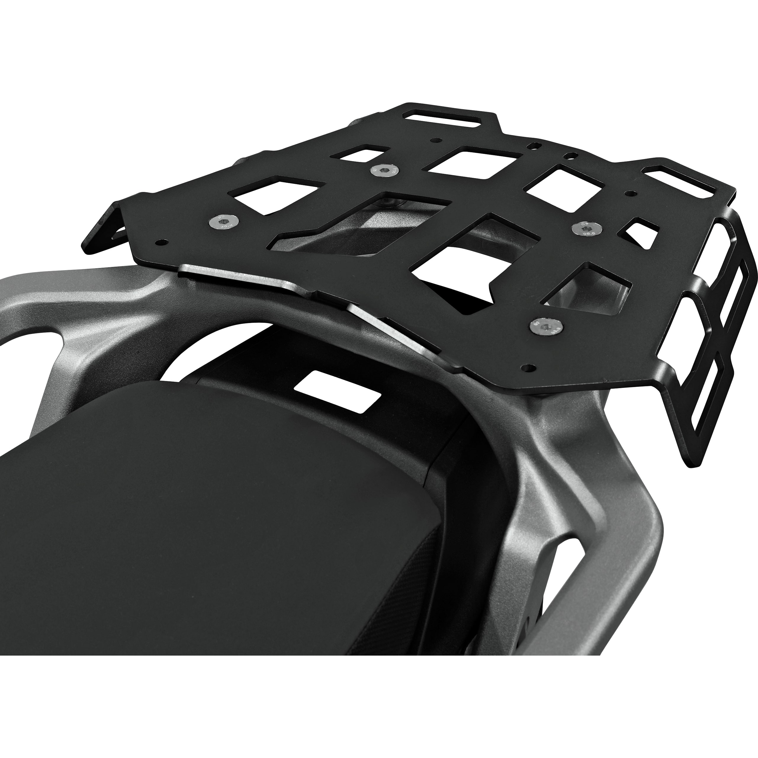 Zieger Gepäckbrücke Alu schwarz für Honda XL 750 Transalp - Motorradzubehör - Motorradgepäck