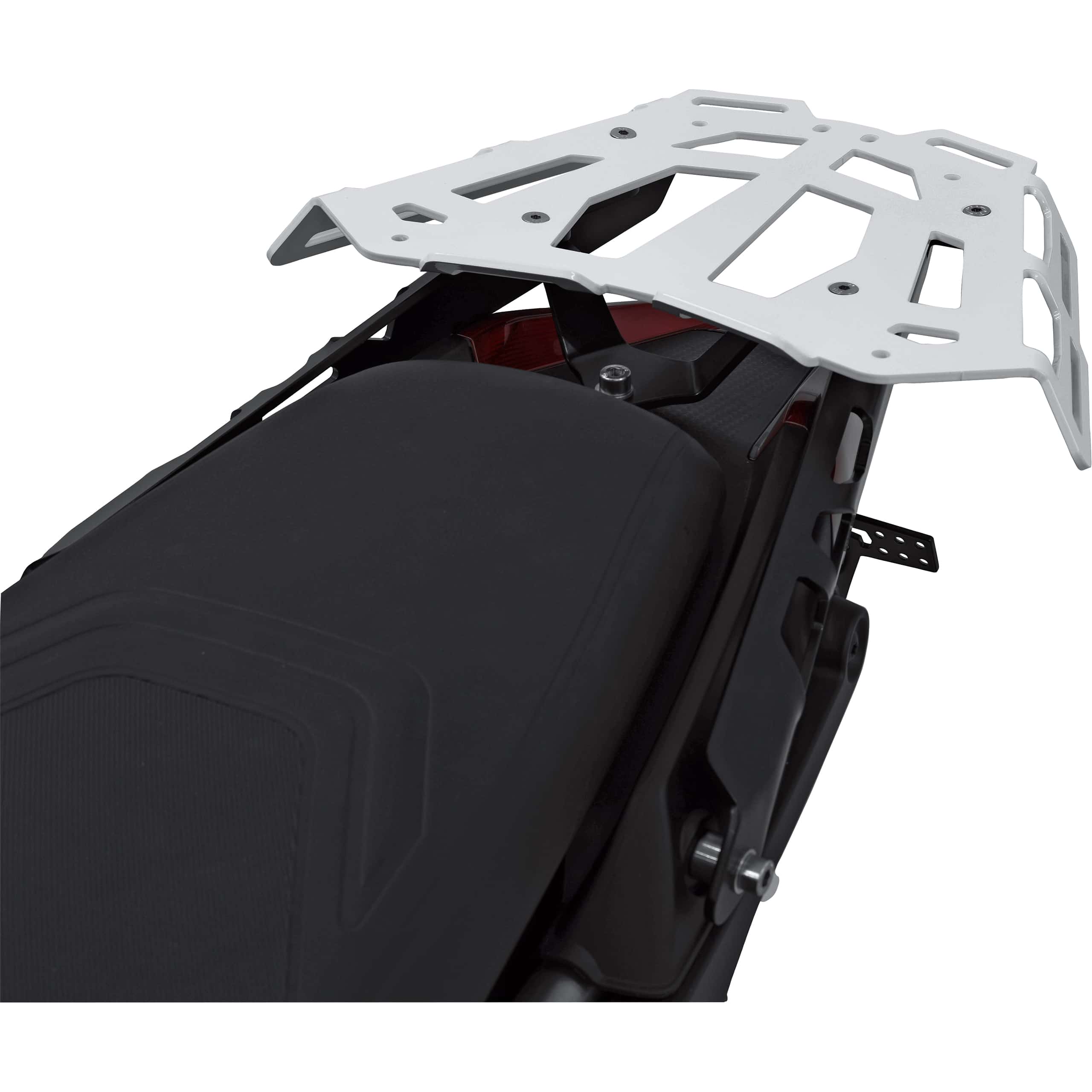 Zieger Gepäckbrücke Alu weiß für Aprilia Tuareg 660 - Motorradzubehör - Motorradgepäck