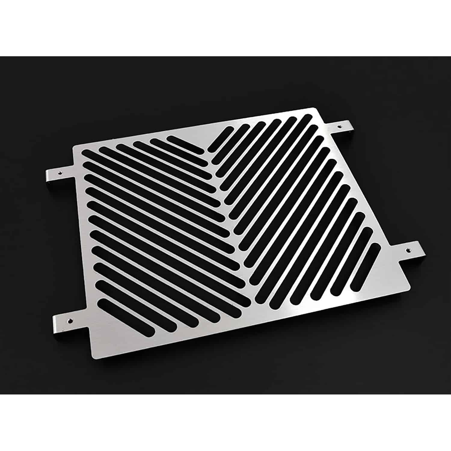 Zieger Kühlerabdeckung Clean klein silber für Yamaha Vmax 1200 - Motorradteile & Ersatzteile - Verkleidungen & Abdeckungen