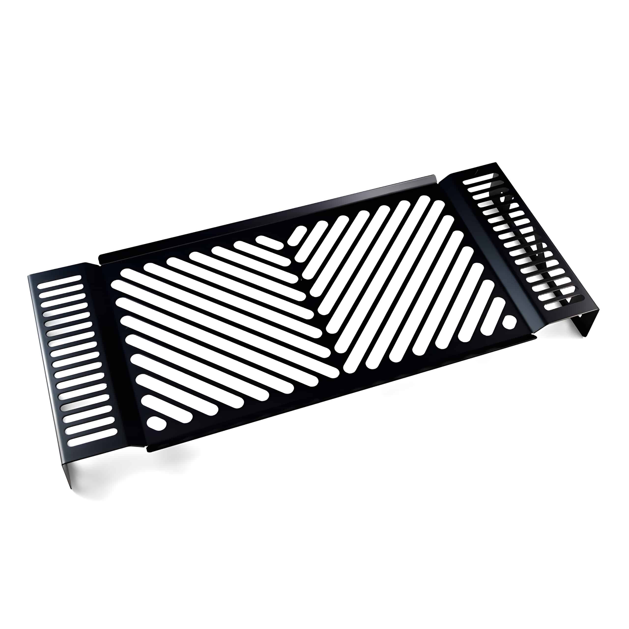 Zieger Kühlerabdeckung Clean schwarz für GSF 650 Bandit/S 2007-2014 - Motorradteile & Ersatzteile - Verkleidungen & Abdeckungen