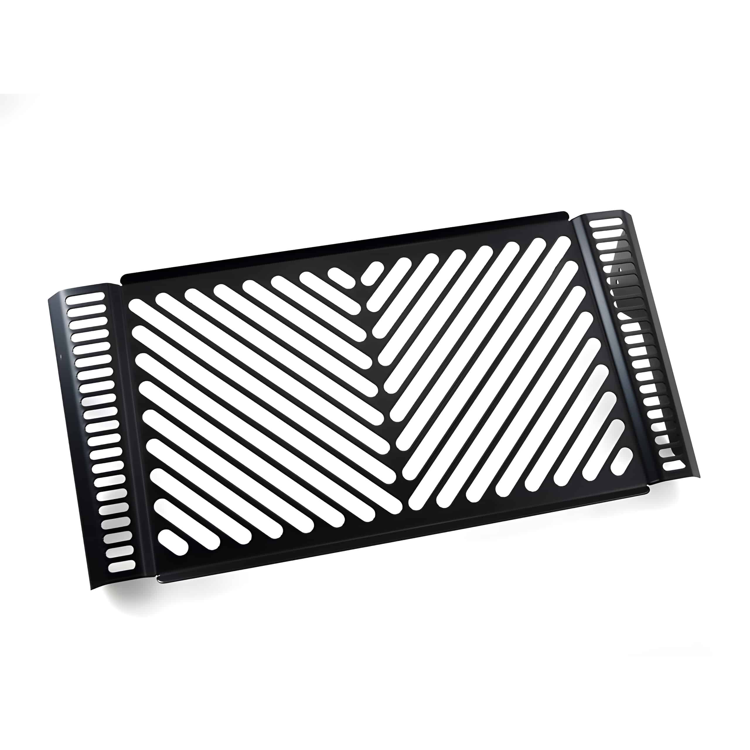 Zieger Kühlerabdeckung Clean schwarz für Speed Triple 1050 05-08 - Motorradteile & Ersatzteile - Verkleidungen & Abdeckungen