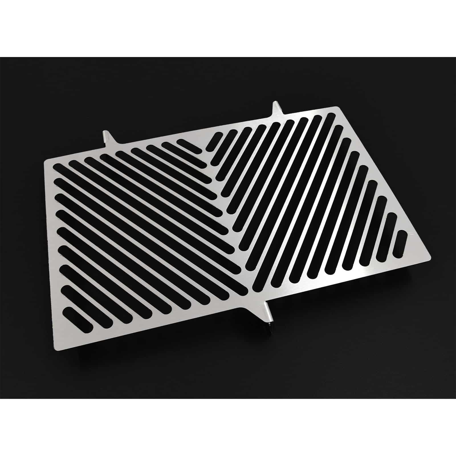 Zieger Kühlerabdeckung Clean silber für Kawasaki Z 800 /e - Motorradteile & Ersatzteile - Verkleidungen & Abdeckungen