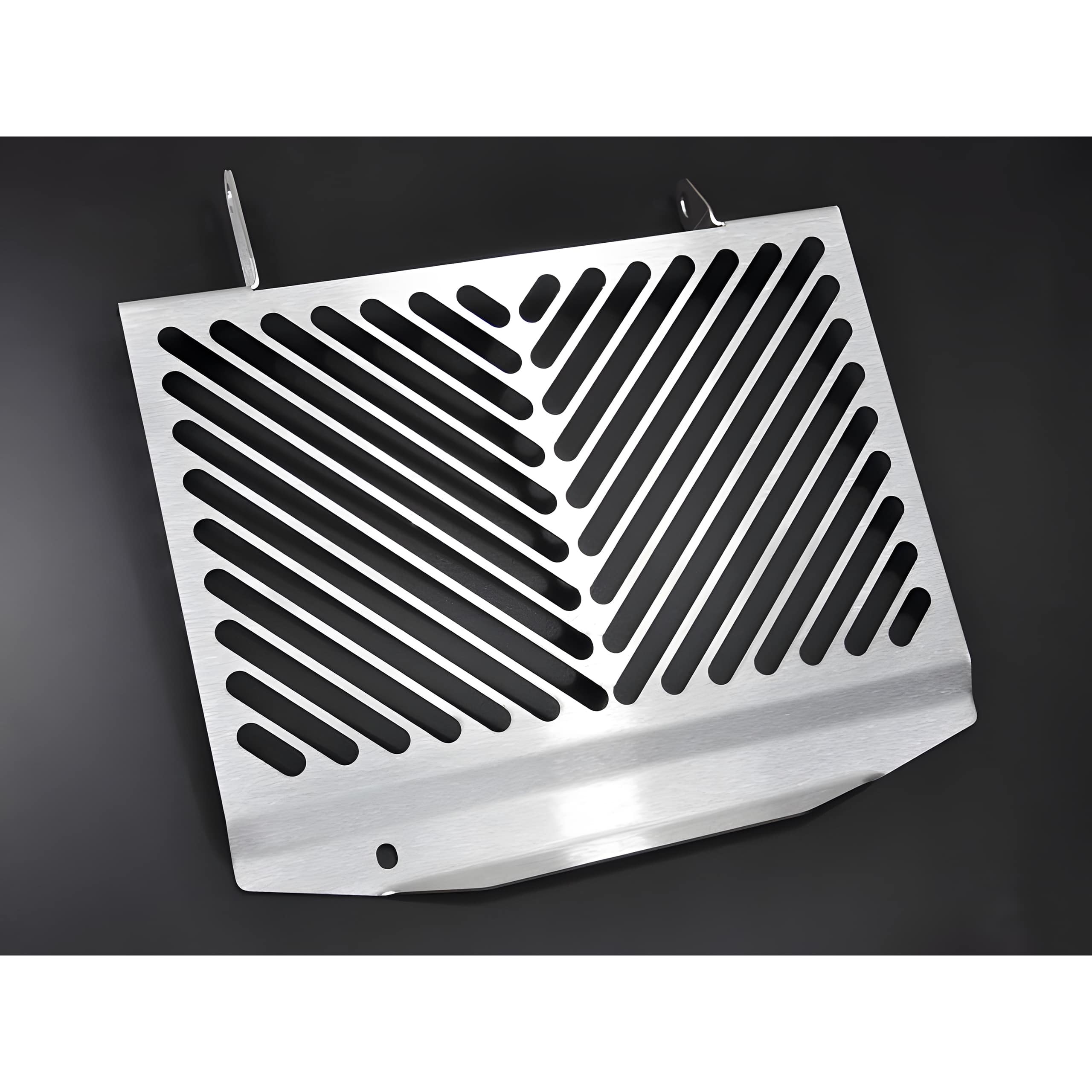 Zieger Kühlerabdeckung Clean silber für Suzuki DL 650 V-Strom 2012- - Motorradteile & Ersatzteile - Verkleidungen & Abdeckungen