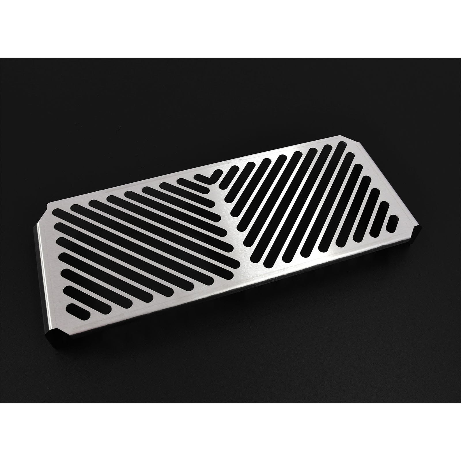 Zieger Kühlerabdeckung Clean silber für Suzuki SV 650 N/S 2005-2008 - Motorradteile & Ersatzteile - Verkleidungen & Abdeckungen