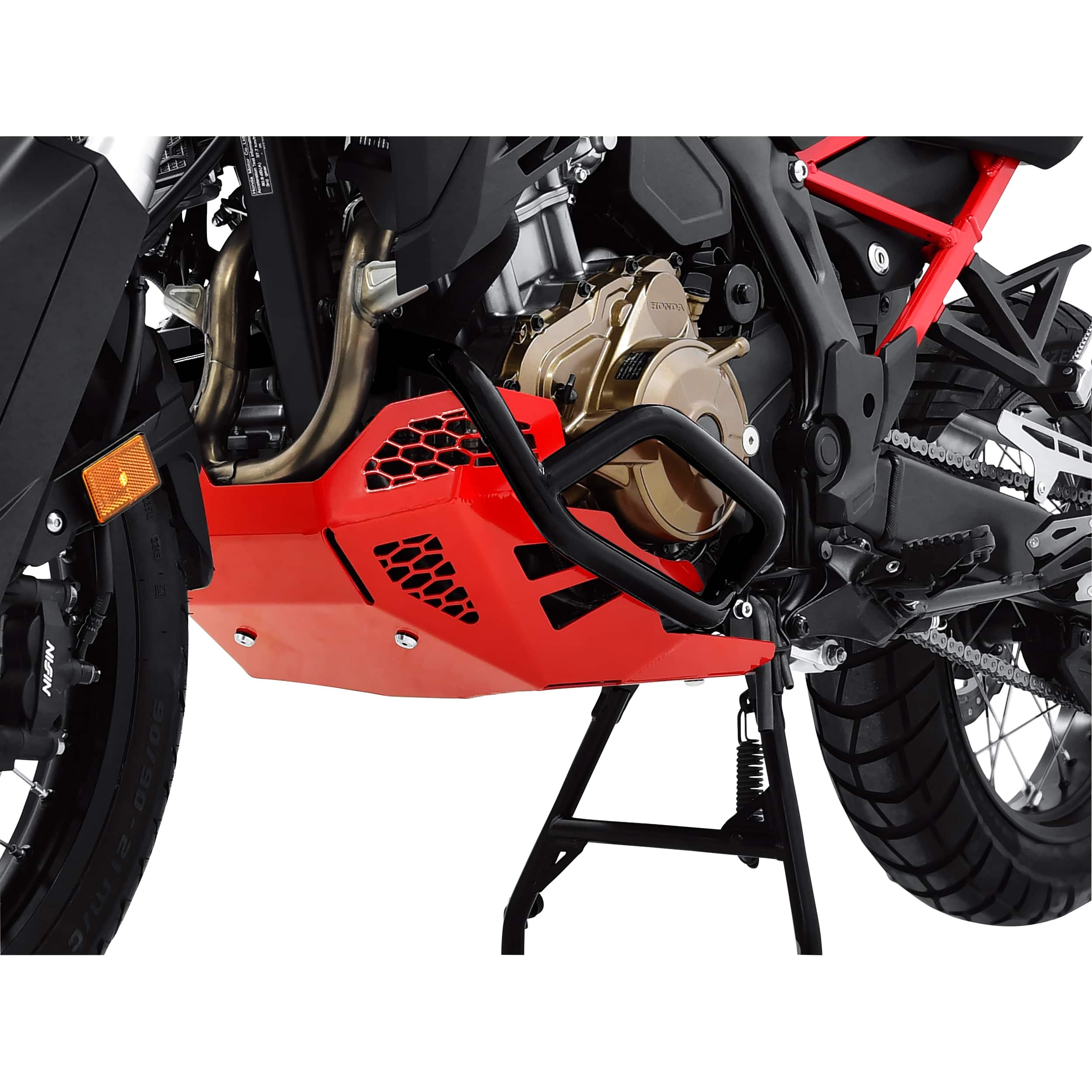 Zieger Motorschutz Alu rot für Honda CRF 1100 Africa Twin - Motorradteile & Ersatzteile - Anbauteile