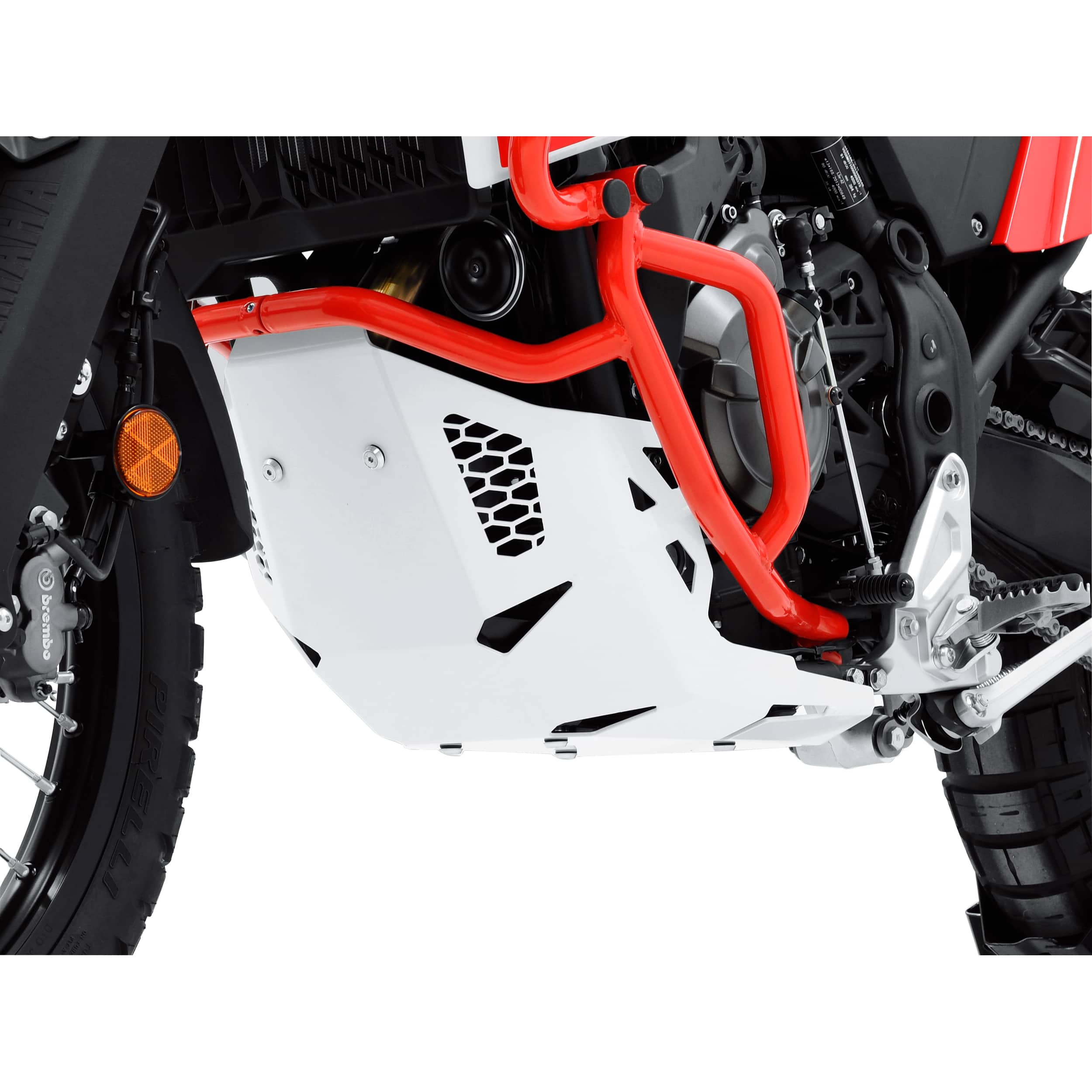 Zieger Motorschutz Alu weiß für Yamaha Tenere 700 2019-2020 - Motorradteile & Ersatzteile - Anbauteile