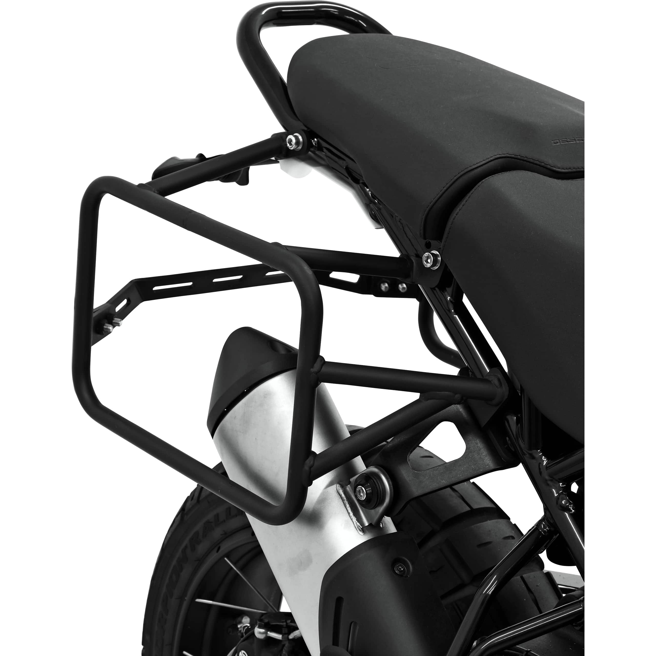 Zieger Seitenkofferträger schwarz für Ducati DesertX - Motorradzubehör - Motorradgepäck