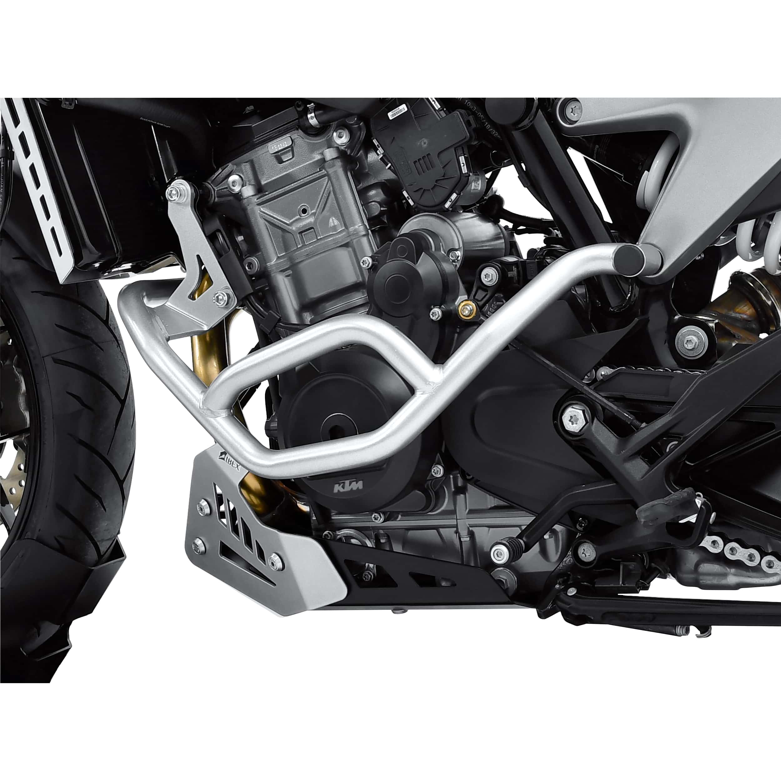 Zieger Sturzbügel silber für KTM Duke 790 - Motorradteile & Ersatzteile - Anbauteile