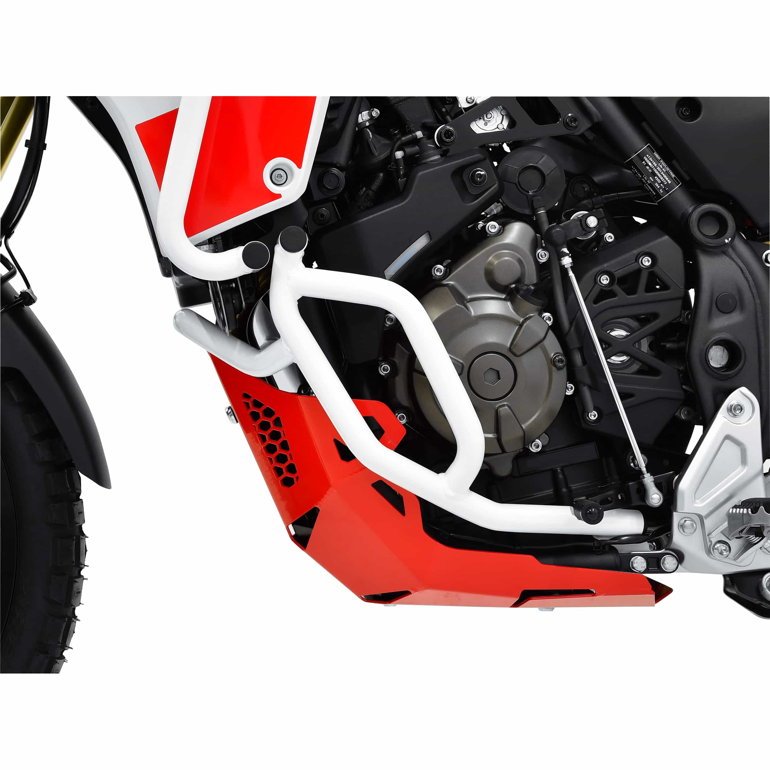 Zieger Sturzbügel unten weiß für Yamaha Tenere 700 - Motorradteile & Ersatzteile - Anbauteile